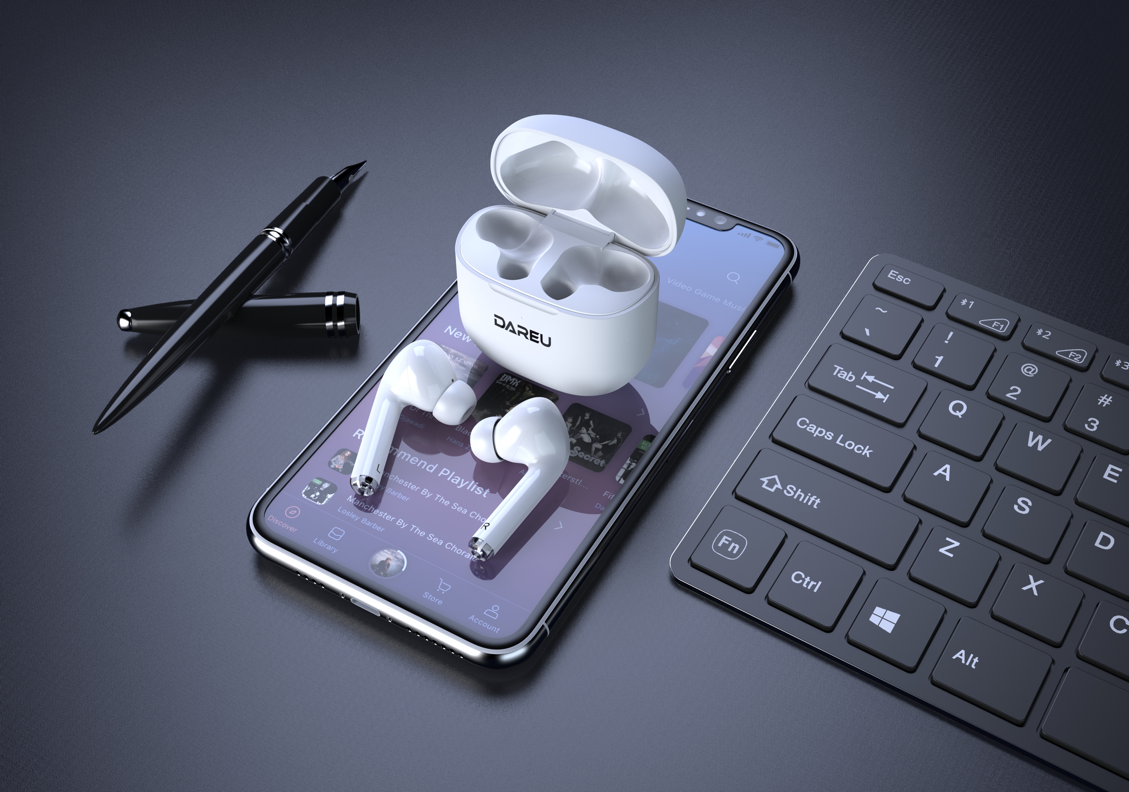 Daryou，product design，headset，Bluetooth，tws，