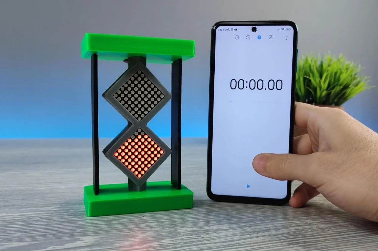 Digital hourglass，diy，DIGITAL HOURGLASS，
