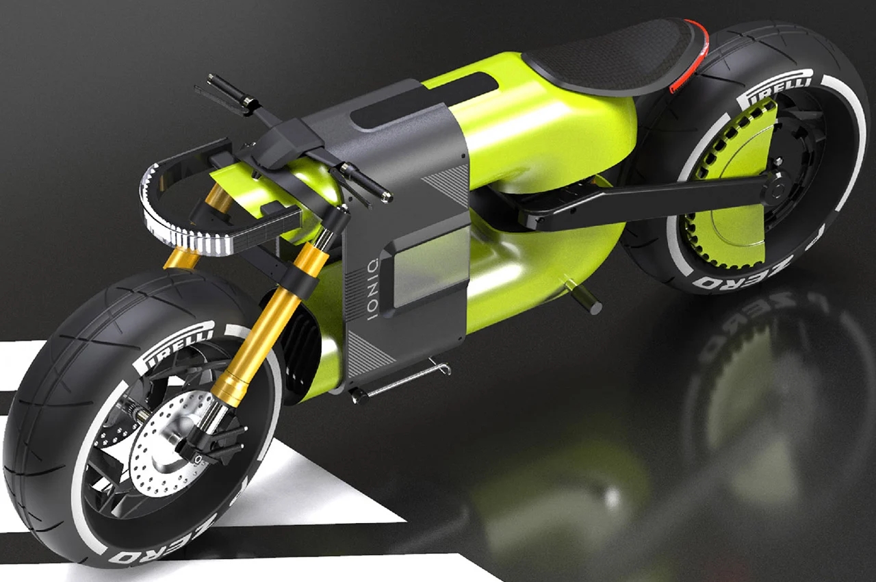 ELECTRIC SUPERBIKE，Electric super motorcycle，IONIQ，