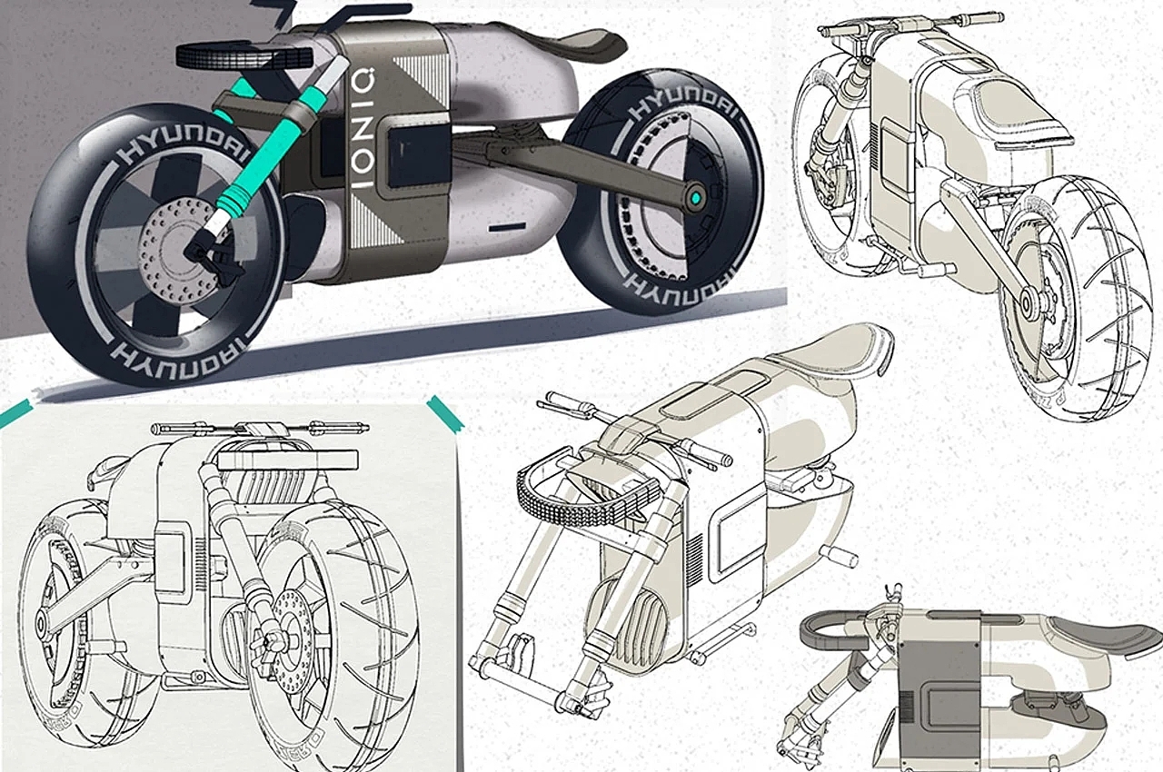 ELECTRIC SUPERBIKE，Electric super motorcycle，IONIQ，