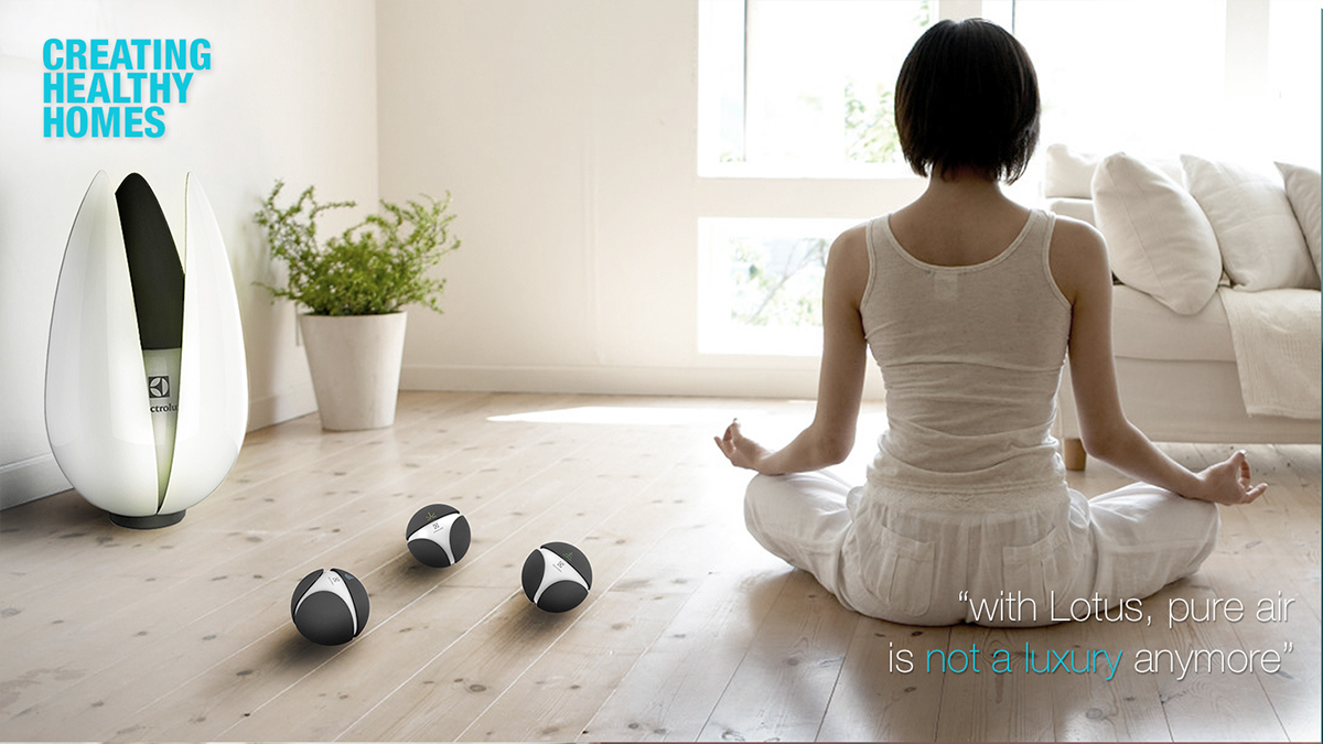 Electrolux，purifier，contaminated，concept，Portable，household electrical appliances，