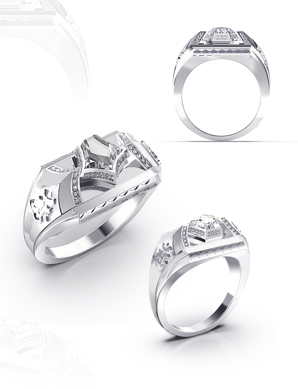 luxury goods，Jewellery，modeling，Render，