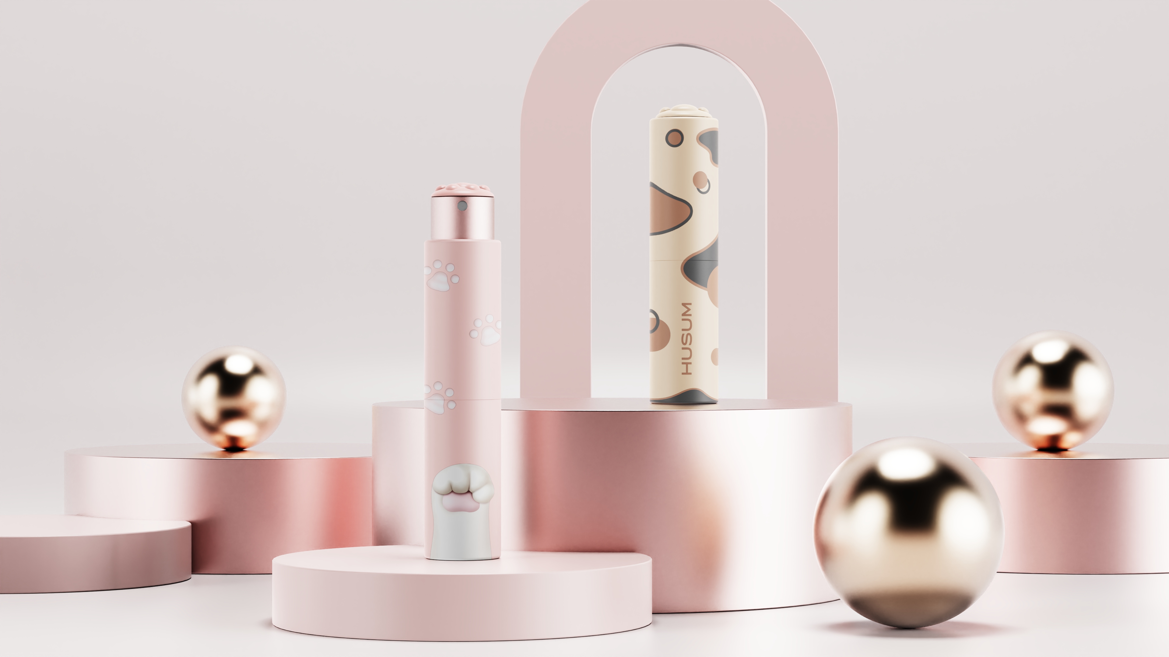 Cat claw，Meow，Mouth spray，cute，circular，Gehu，Portable，