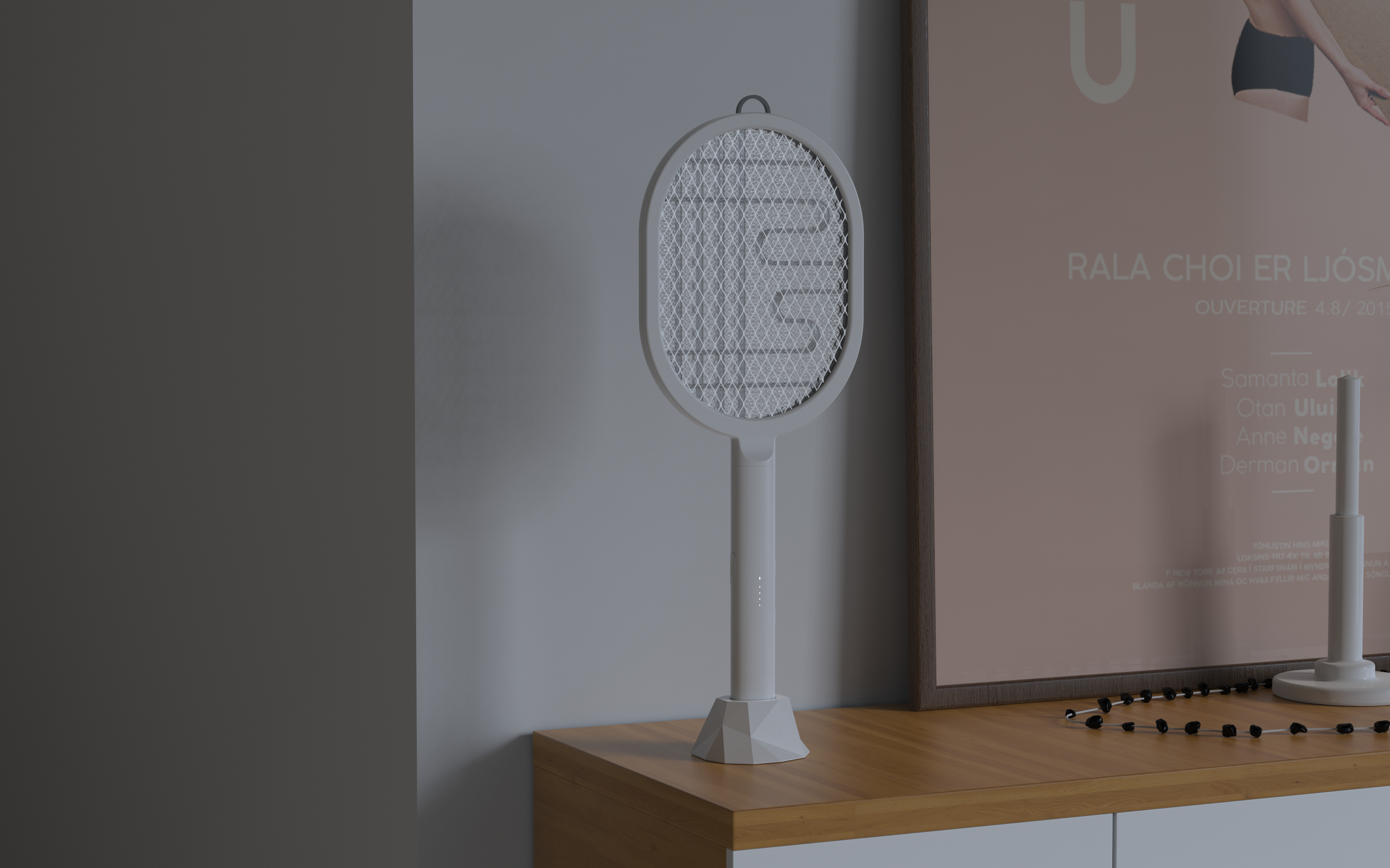 Mosquito killing rackets, household appliances, national style, simplicity，