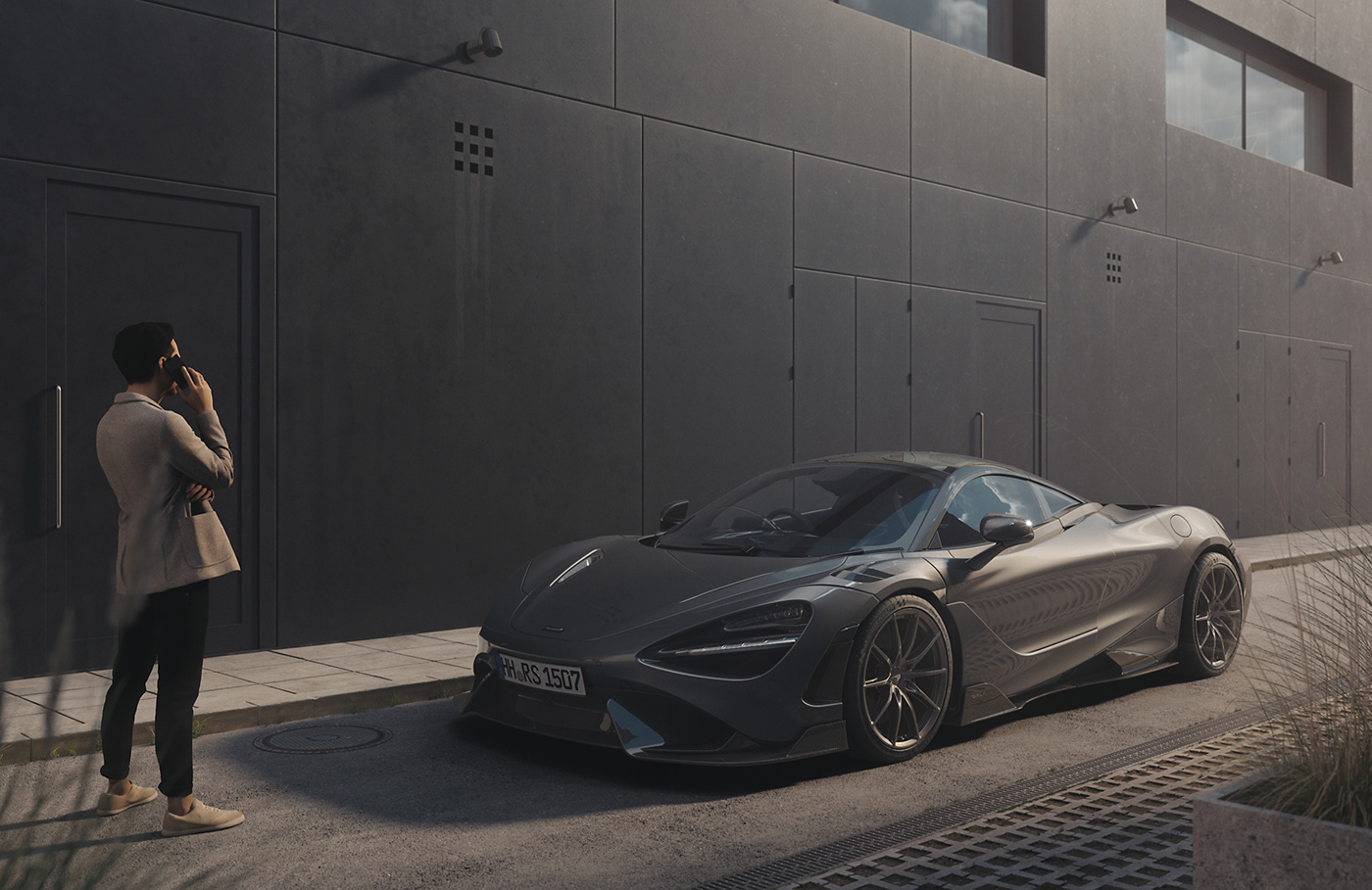 automobile，cgi，black，