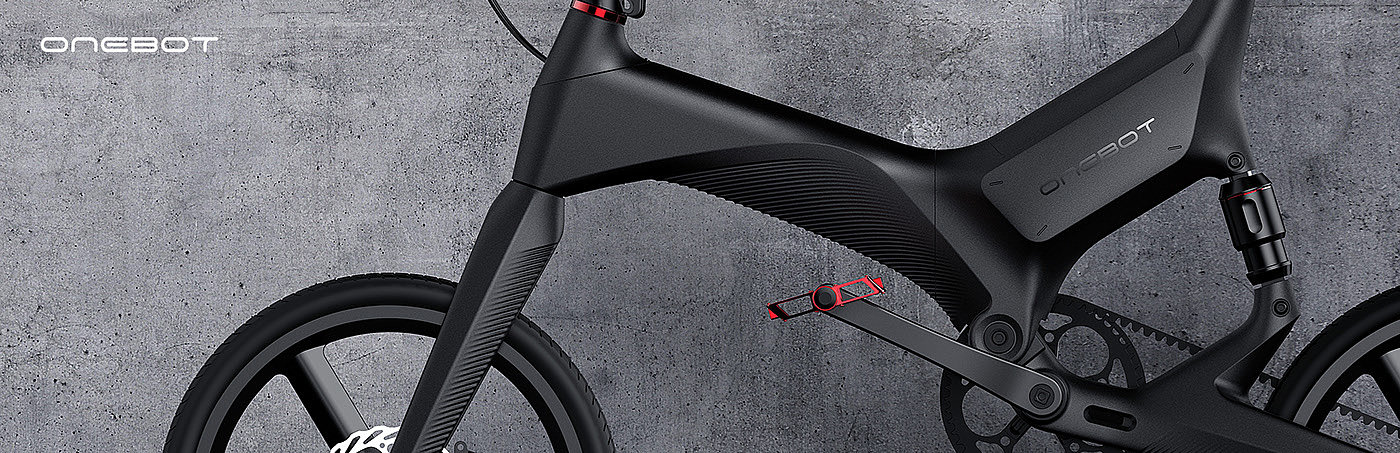 Husky original design，Electric vehicle，Folding bike，Appearance design，vehicle，IF2021，
