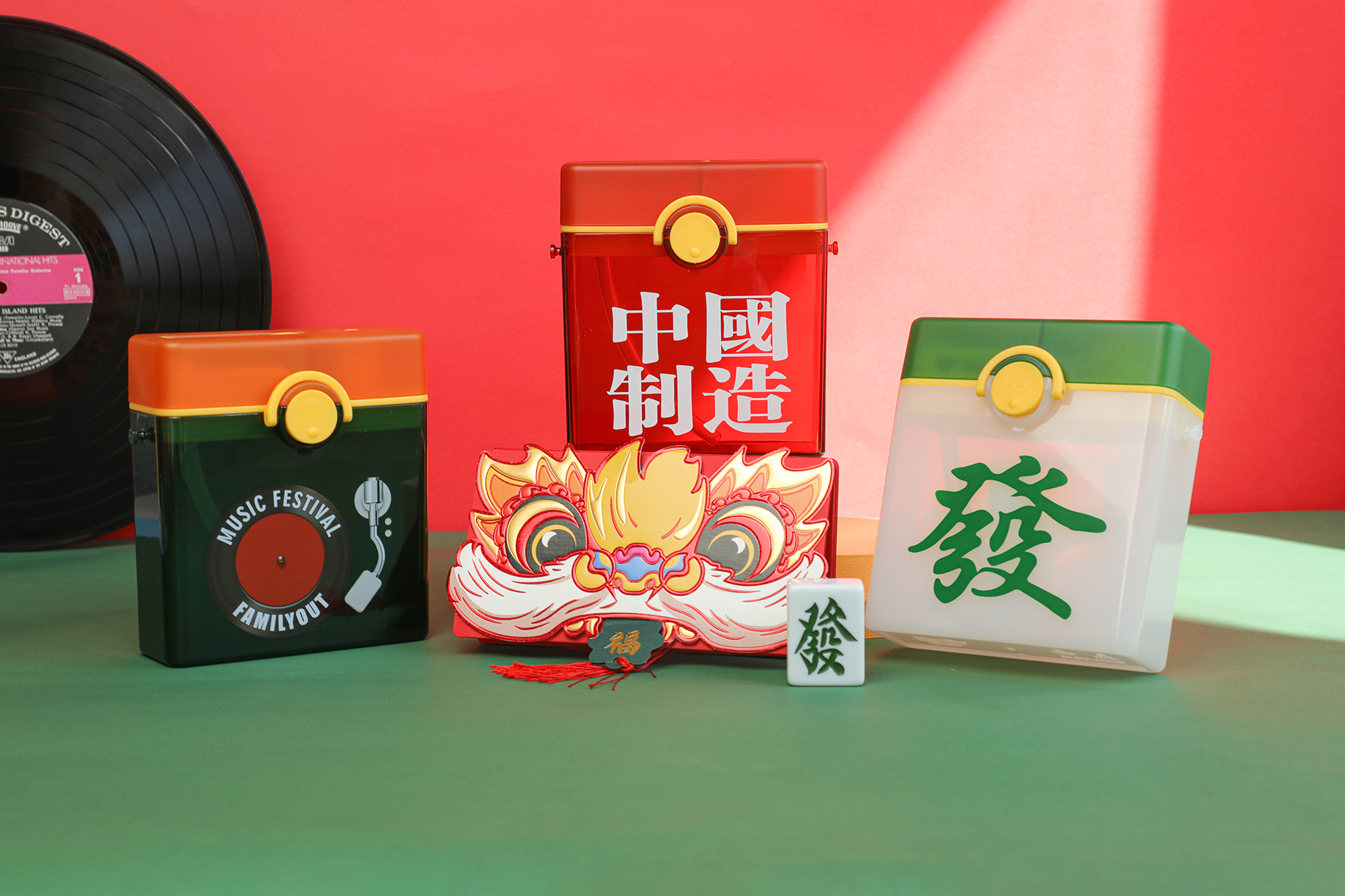 Rice grains，square，kettle，National tide，