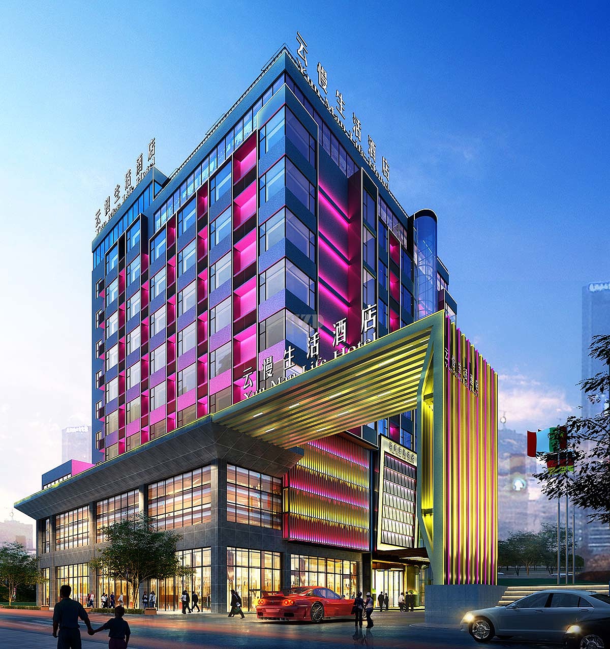 Hotel Design，Luzhou Hotel Design，Chengdu hotel design，