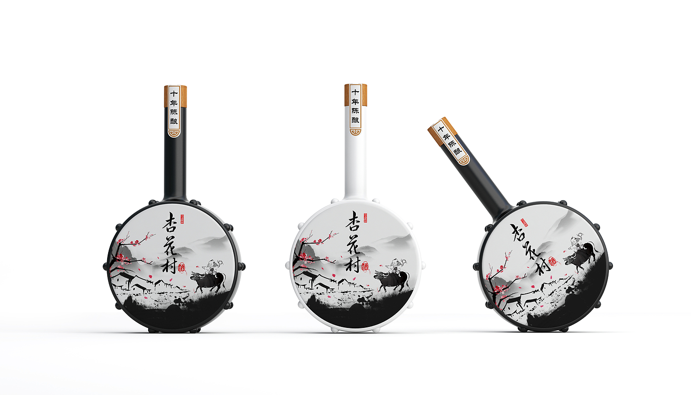 packing design，Wine bottle design，