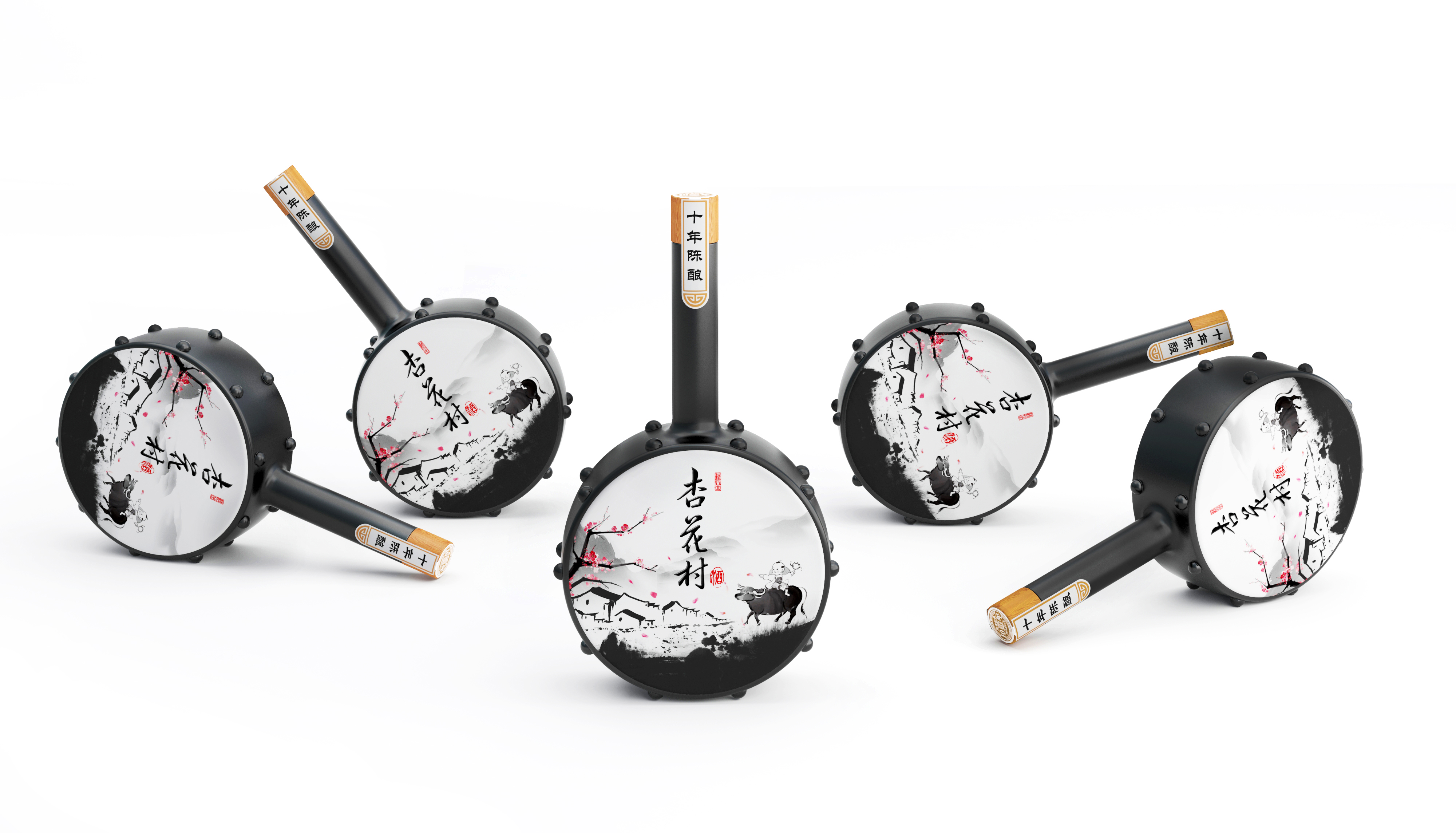 packing design，Wine bottle design，