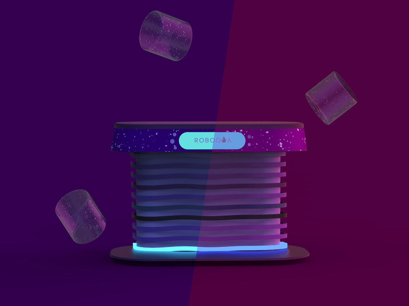 Water purifier，modeling，sign，