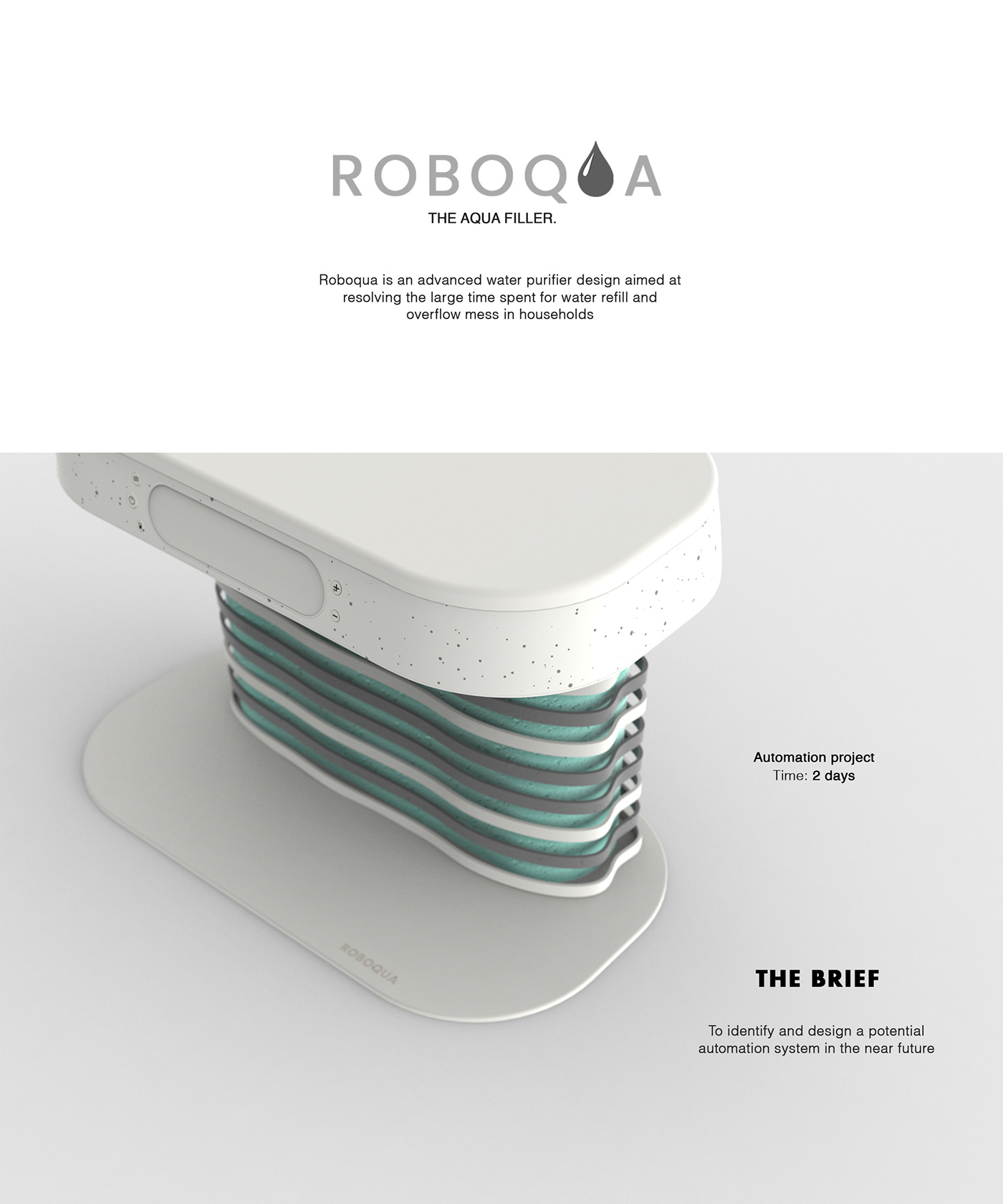 Water purifier，modeling，sign，