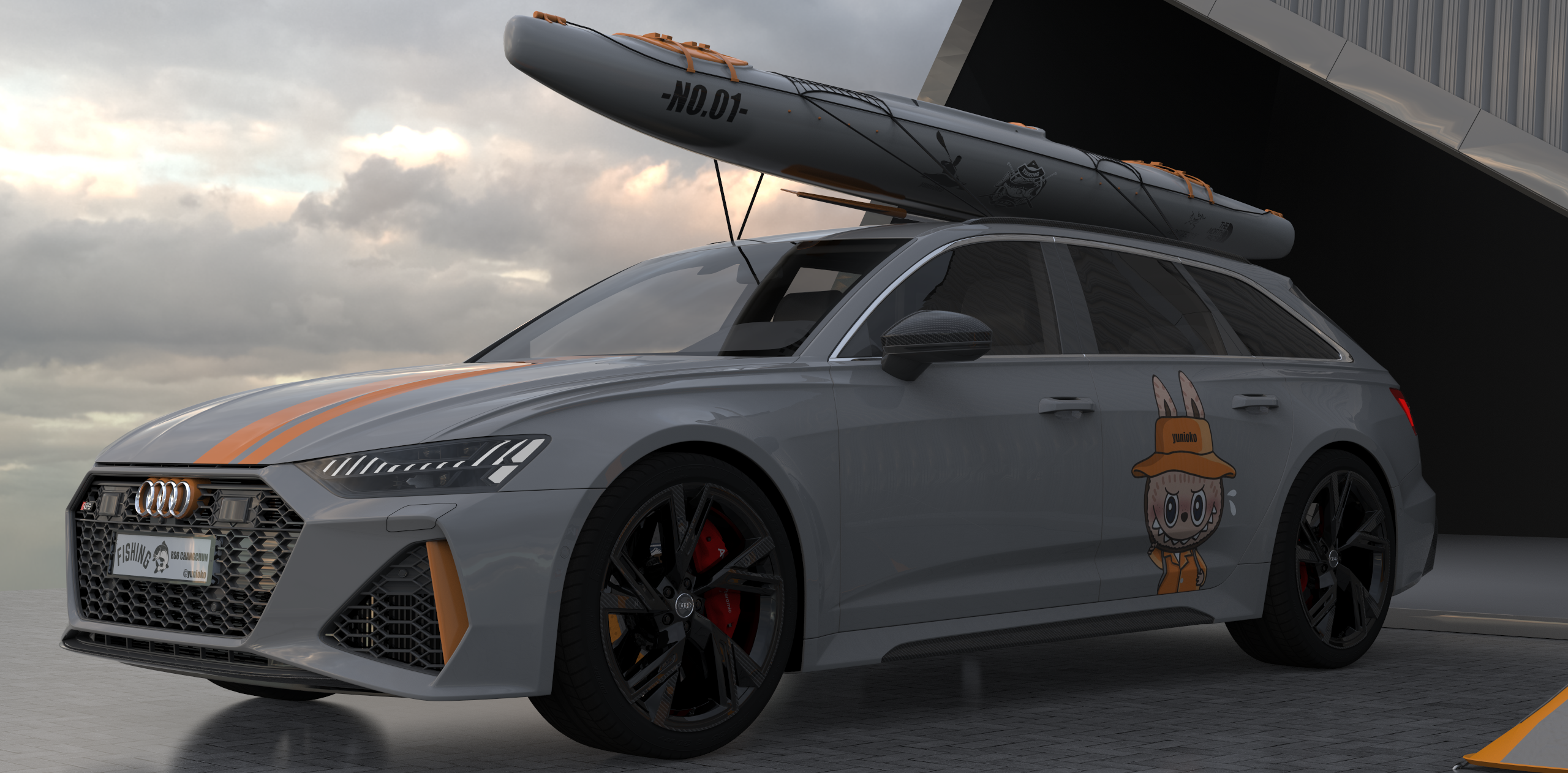 modeling，Render，outdoors，