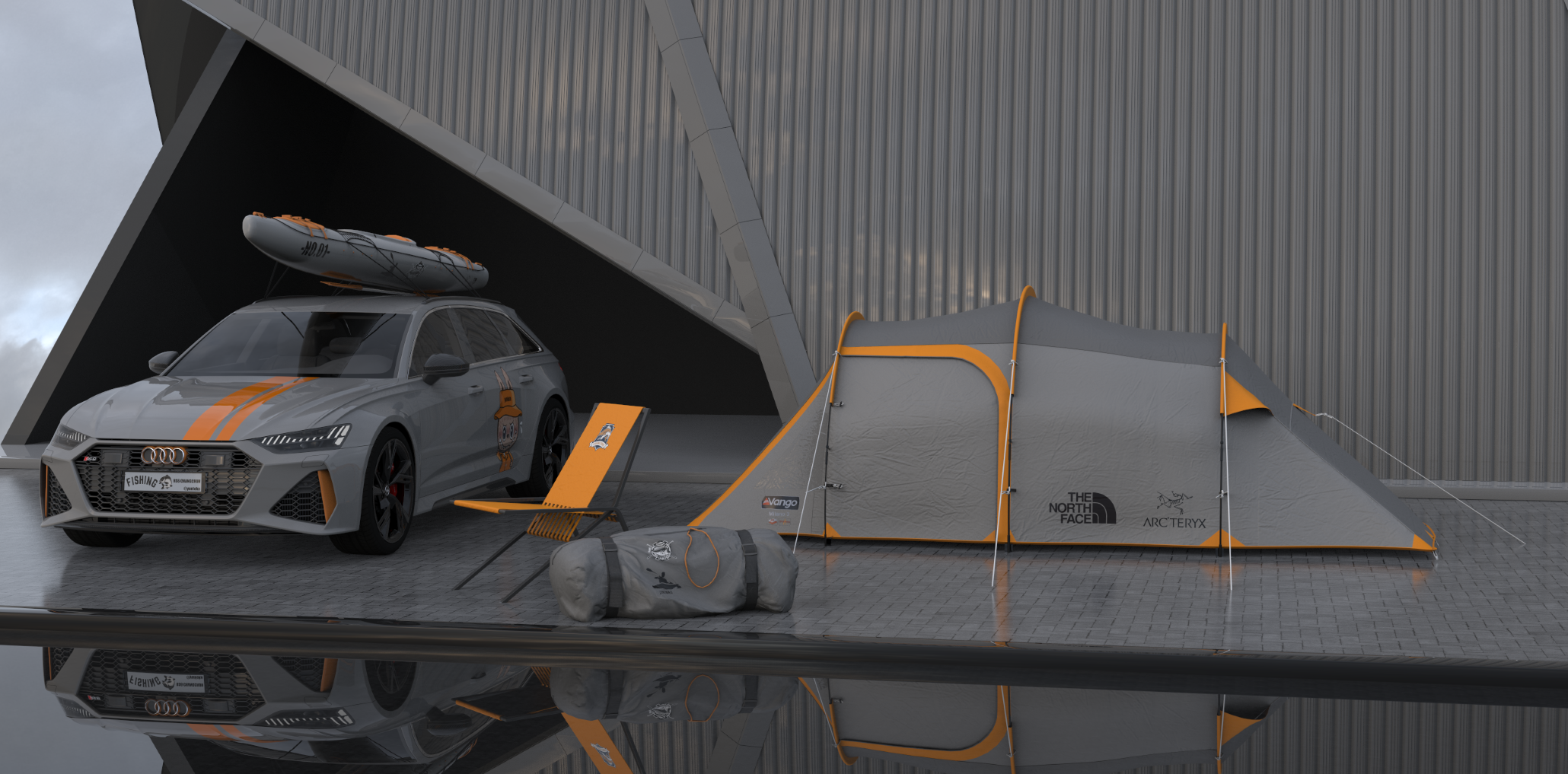 modeling，Render，outdoors，