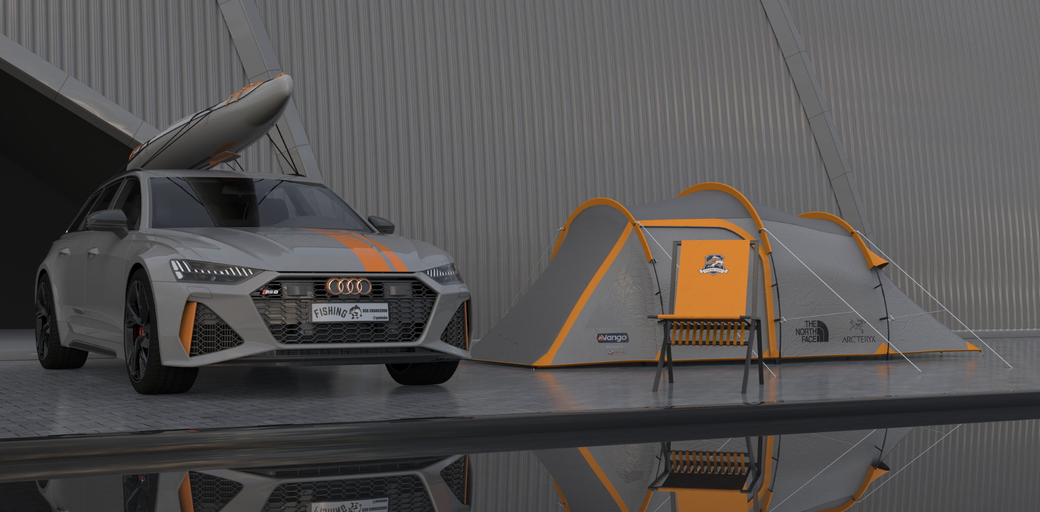 modeling，Render，outdoors，