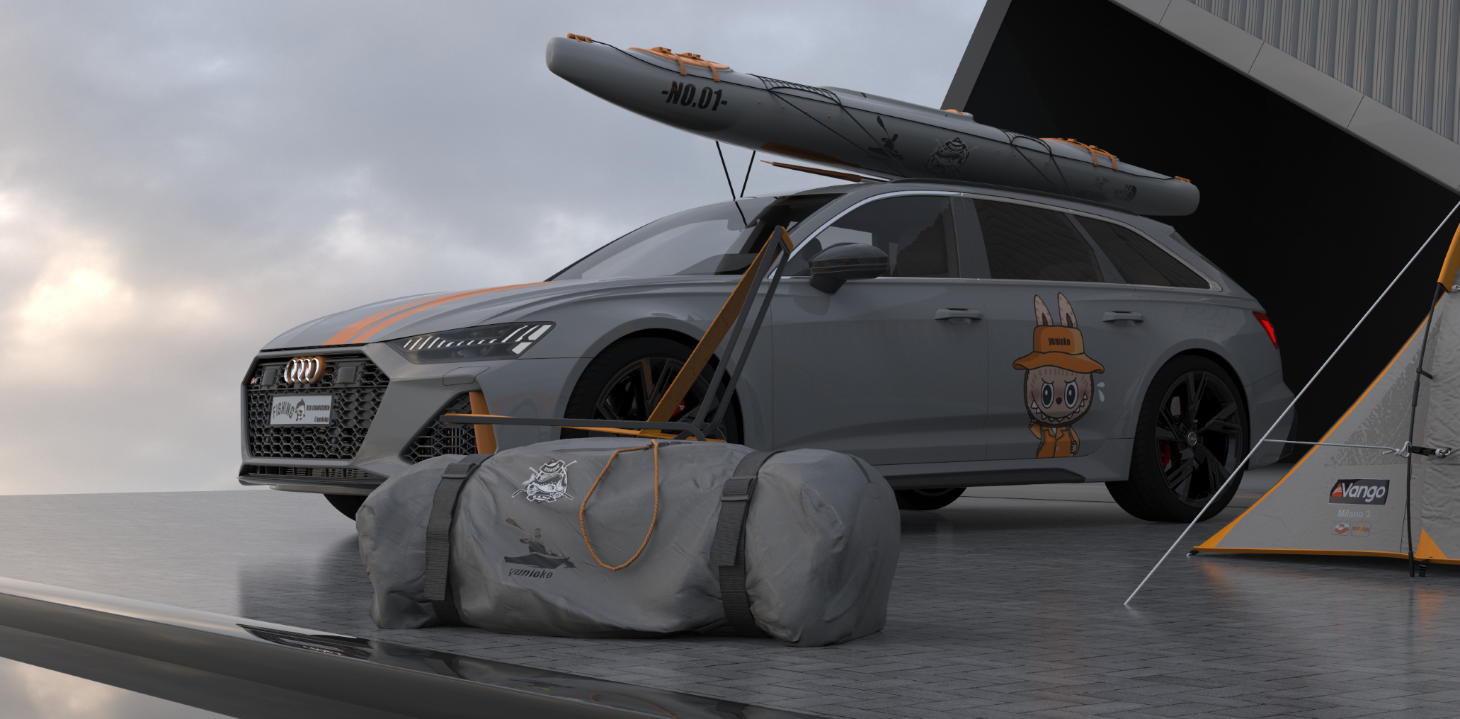 modeling，Render，outdoors，