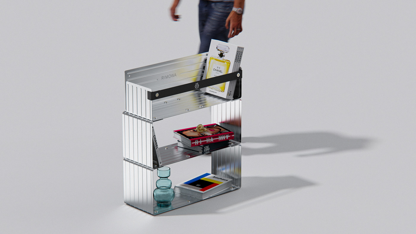 bookshelf，modern，cgi，