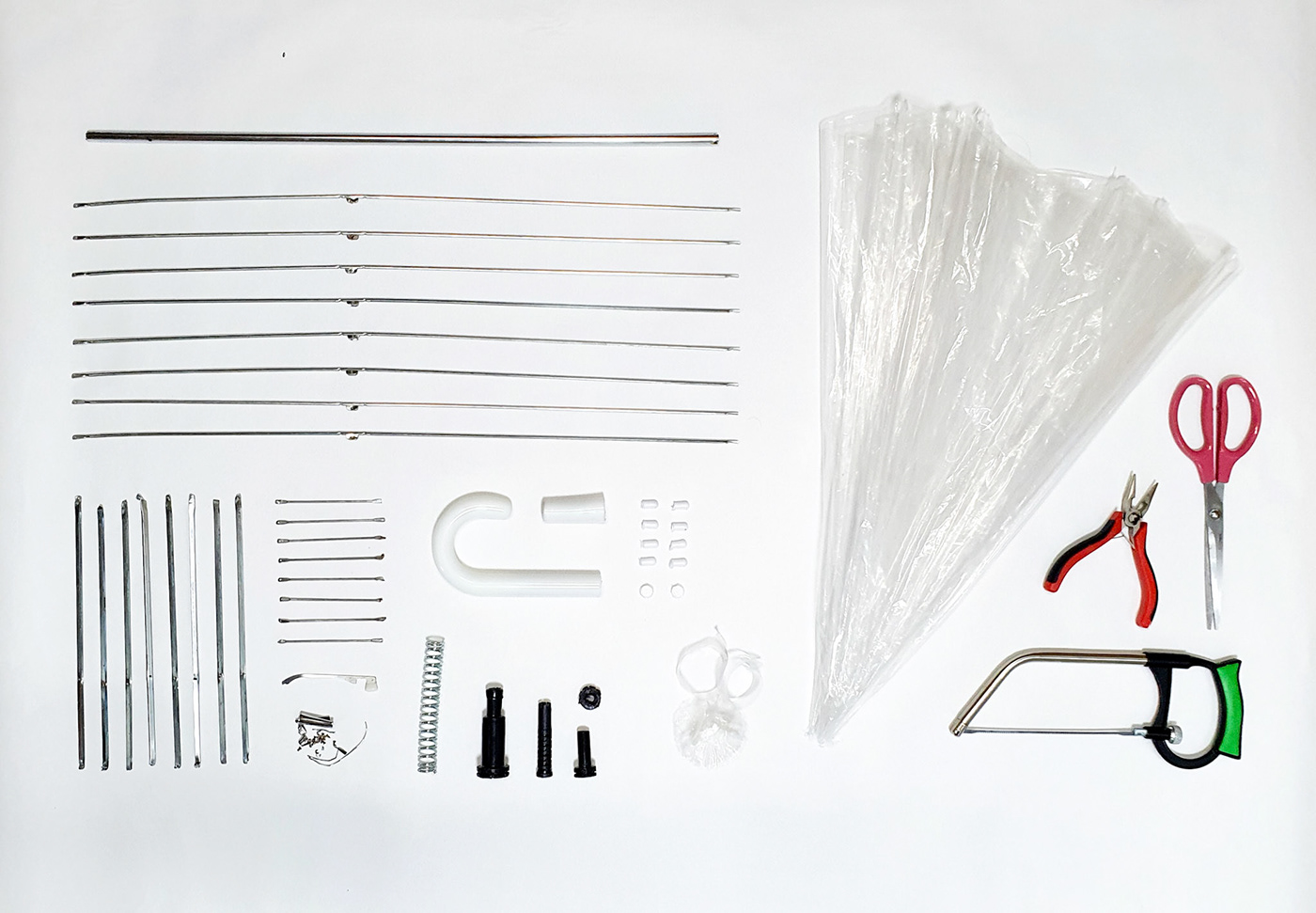 Umbrella，Bracket，a cane，