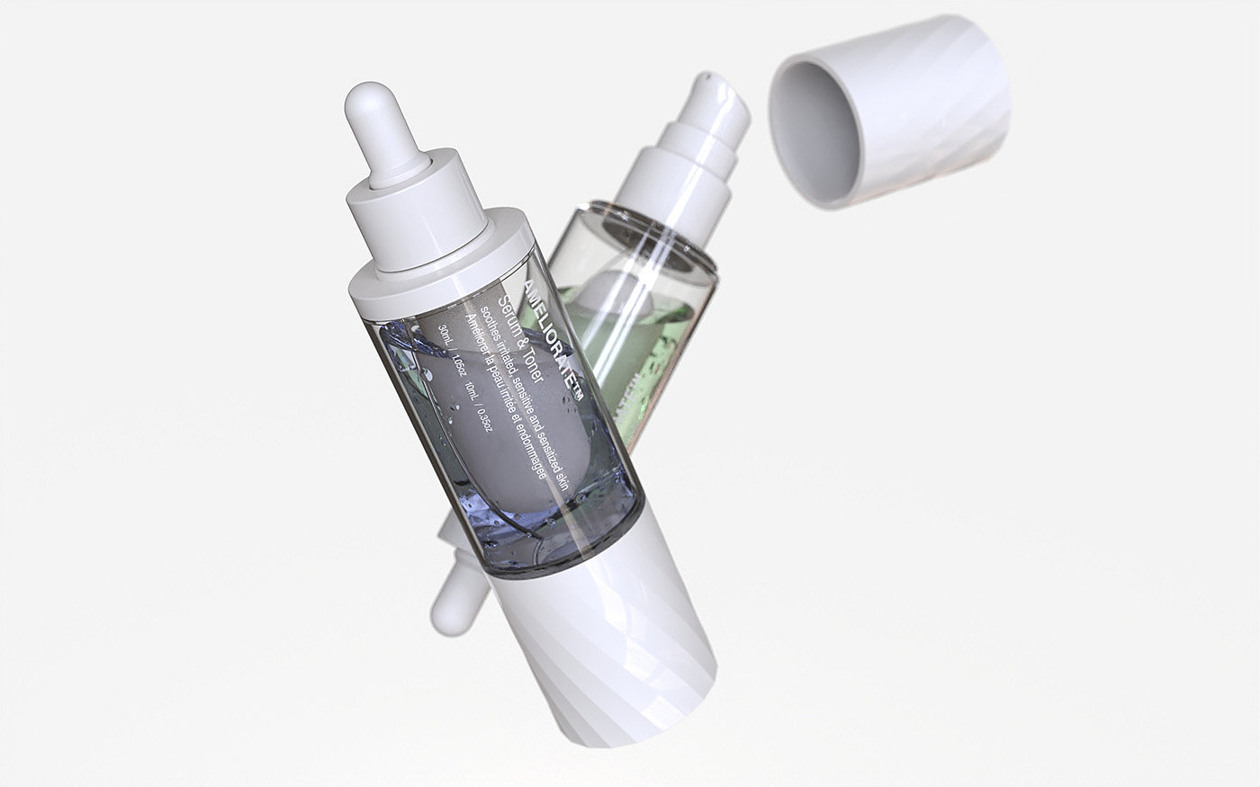 packing，Cosmetics，mock up，