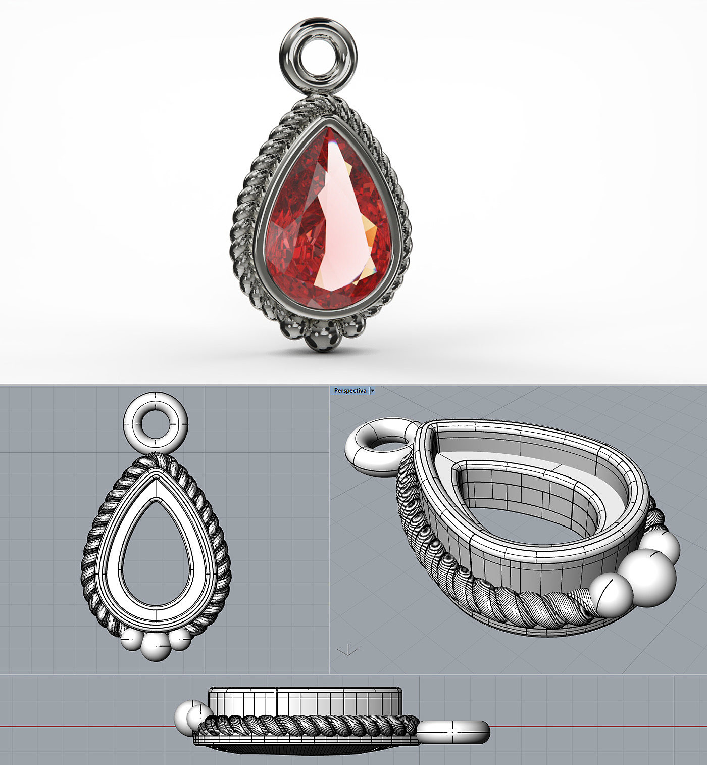 珠宝首饰，造型，Jewelry Design，