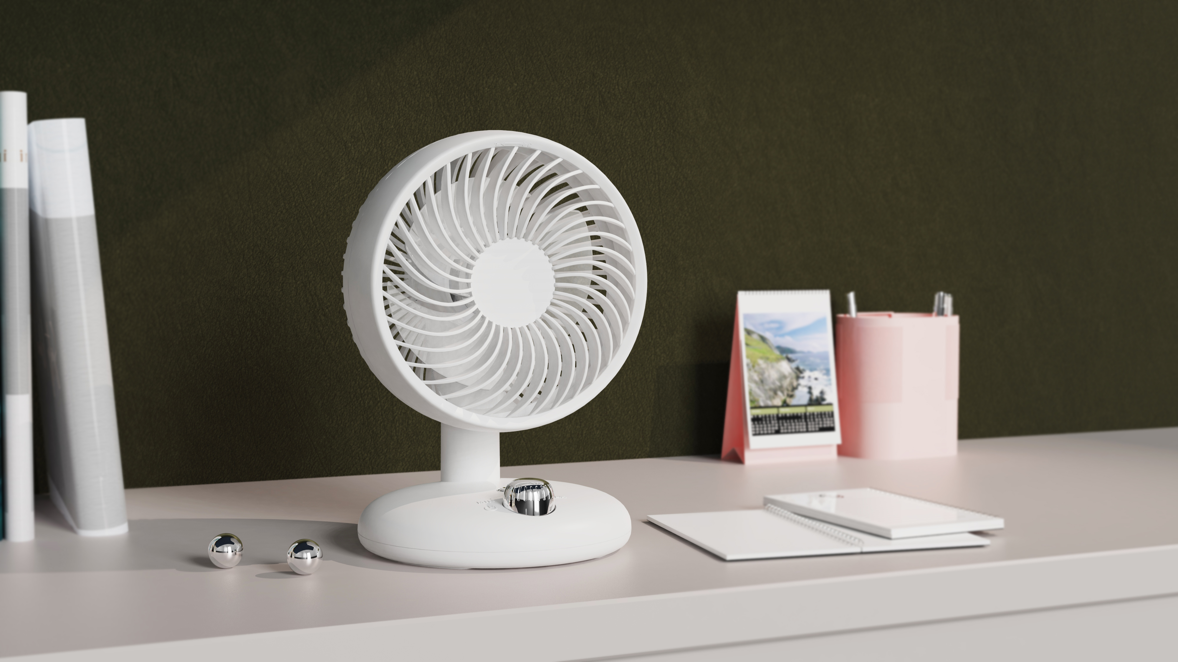 Air circulation fan, wind comfort, electroplating knob, stepless speed regulation，
