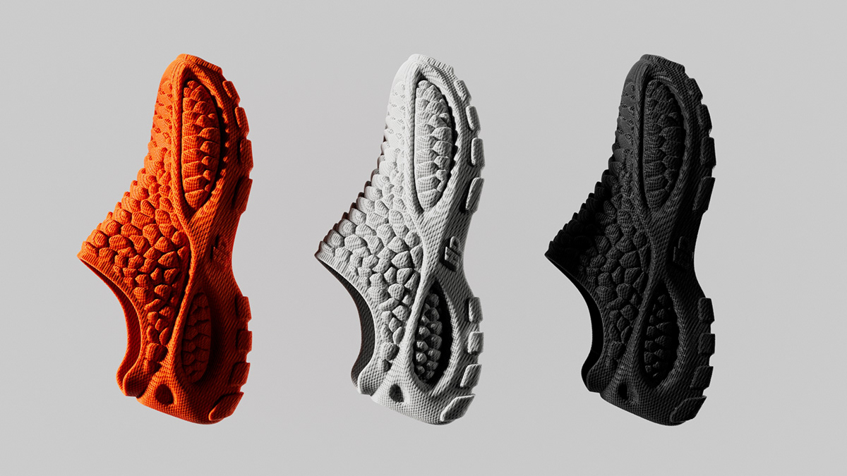 3D printing，sneakers，Digital art，shoes，