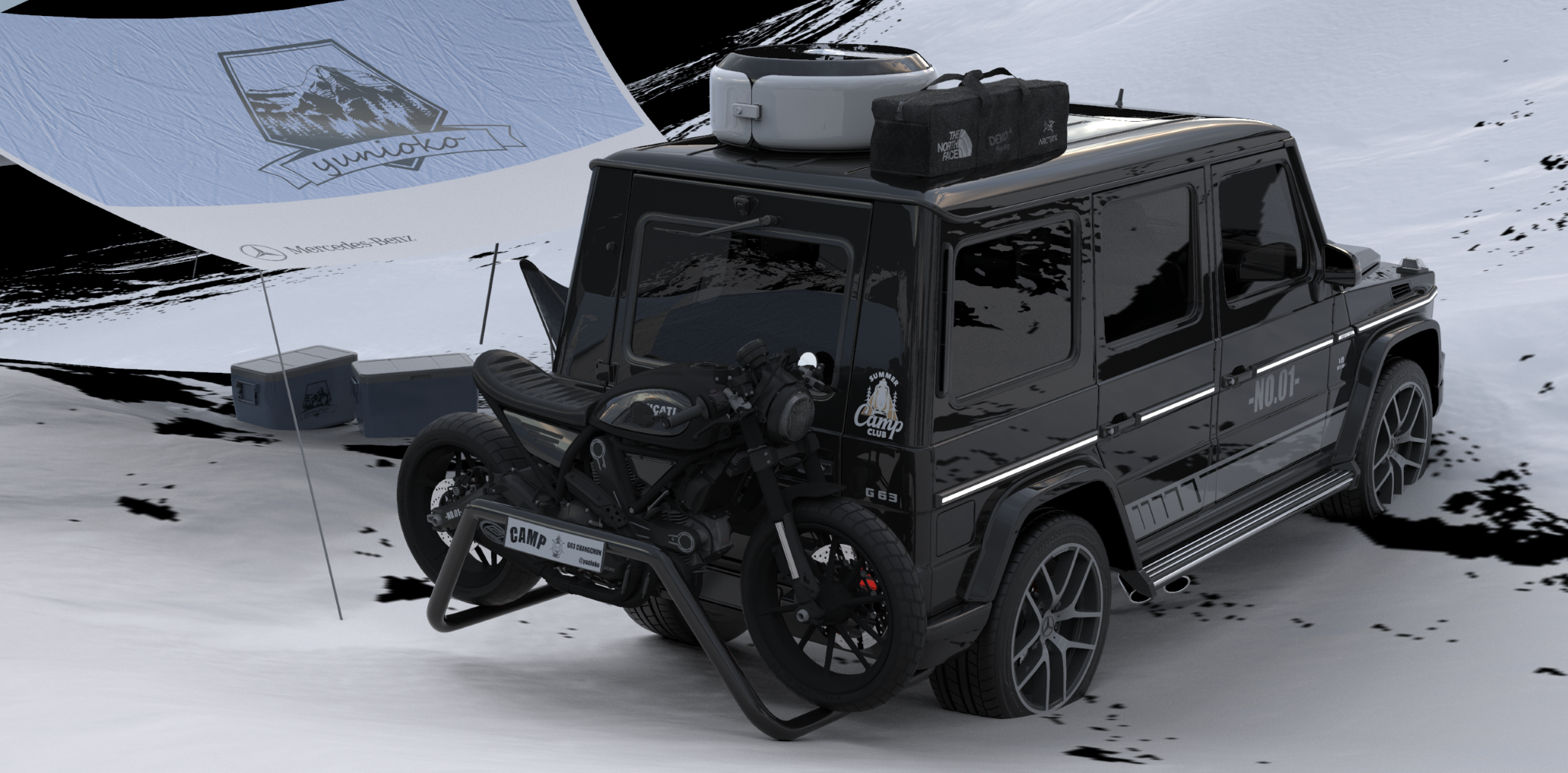 Render，modeling，outdoors，