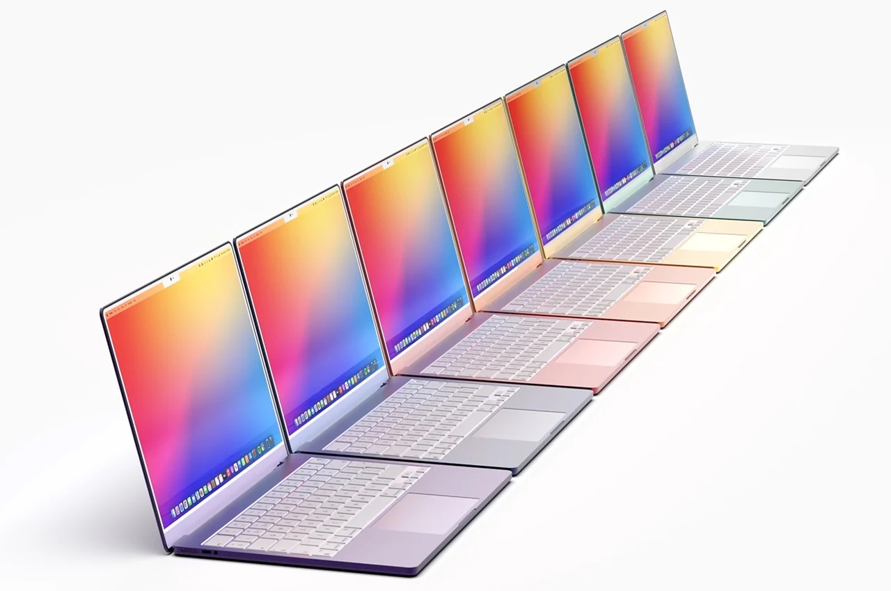 MacBook Air，notebook，computer，Design，design，Render，