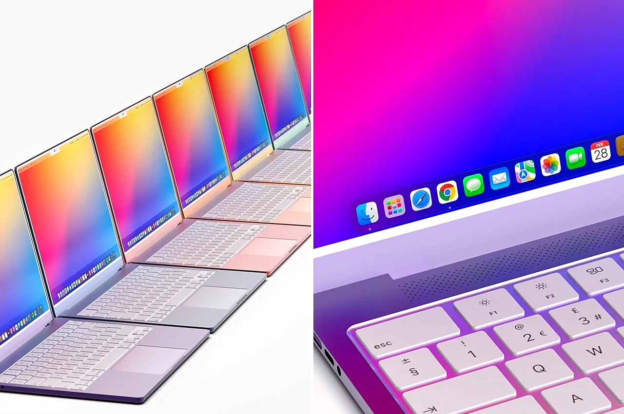 MacBook Air，笔记本，电脑，设计，design，渲染，