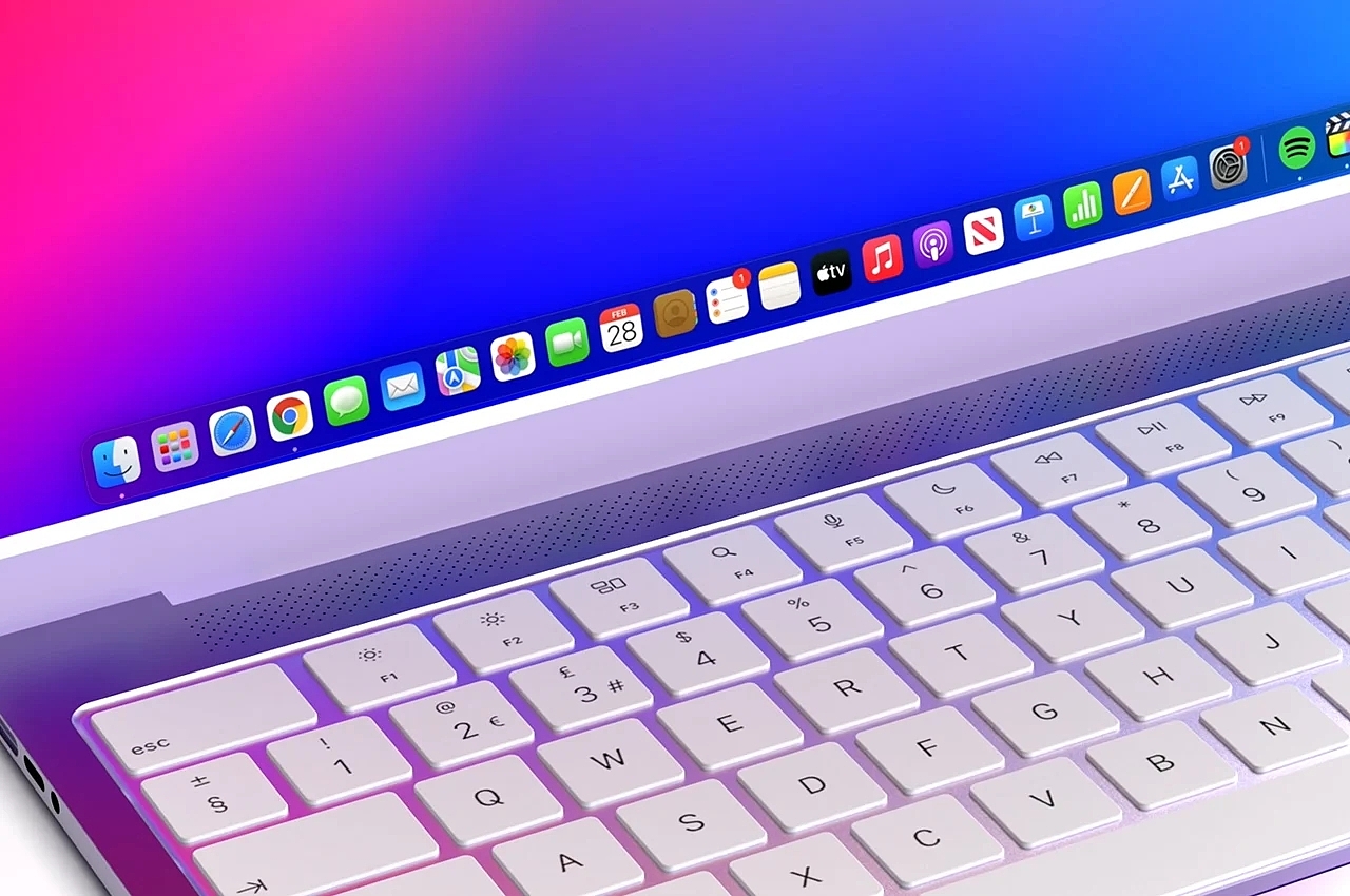 MacBook Air，笔记本，电脑，设计，design，渲染，