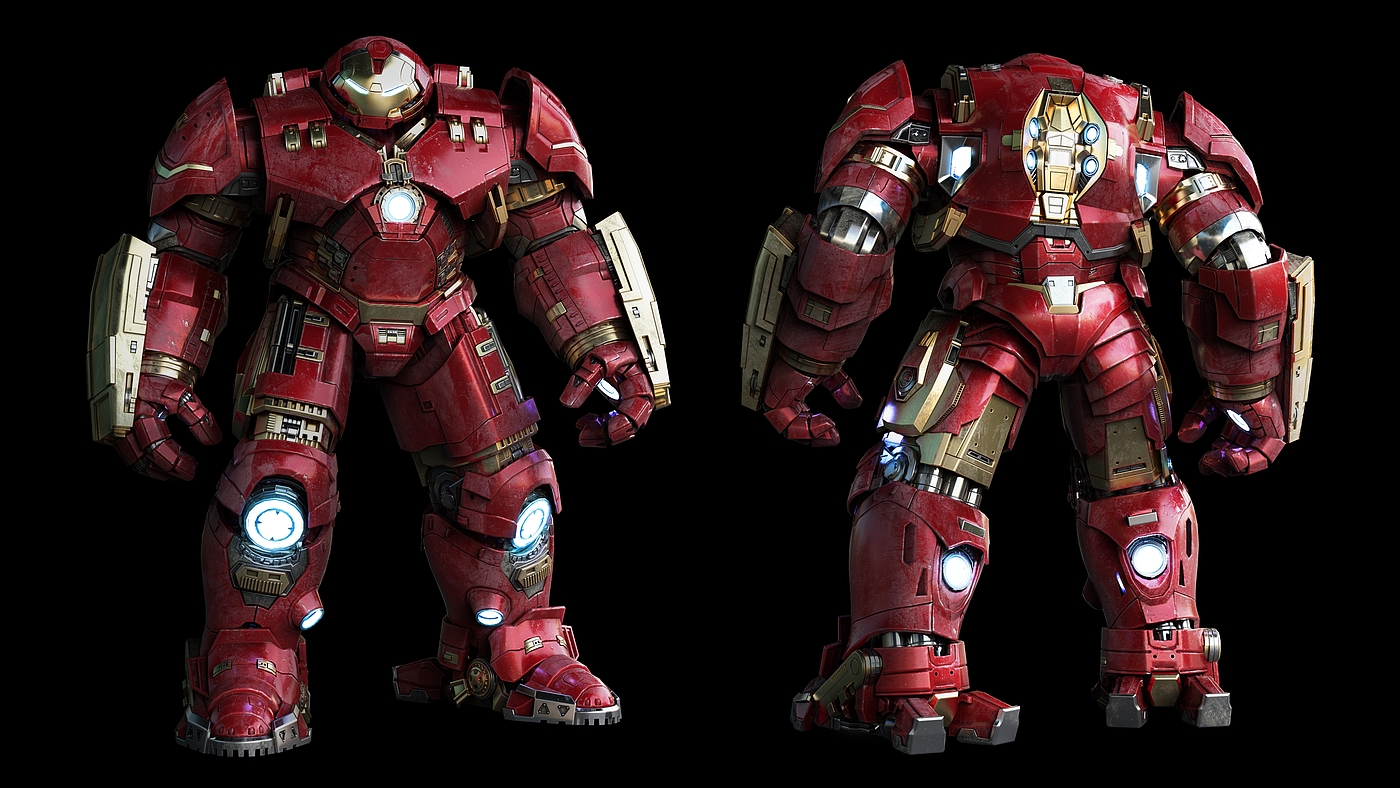 keyshot，Iron Man，Anti hawk armor，