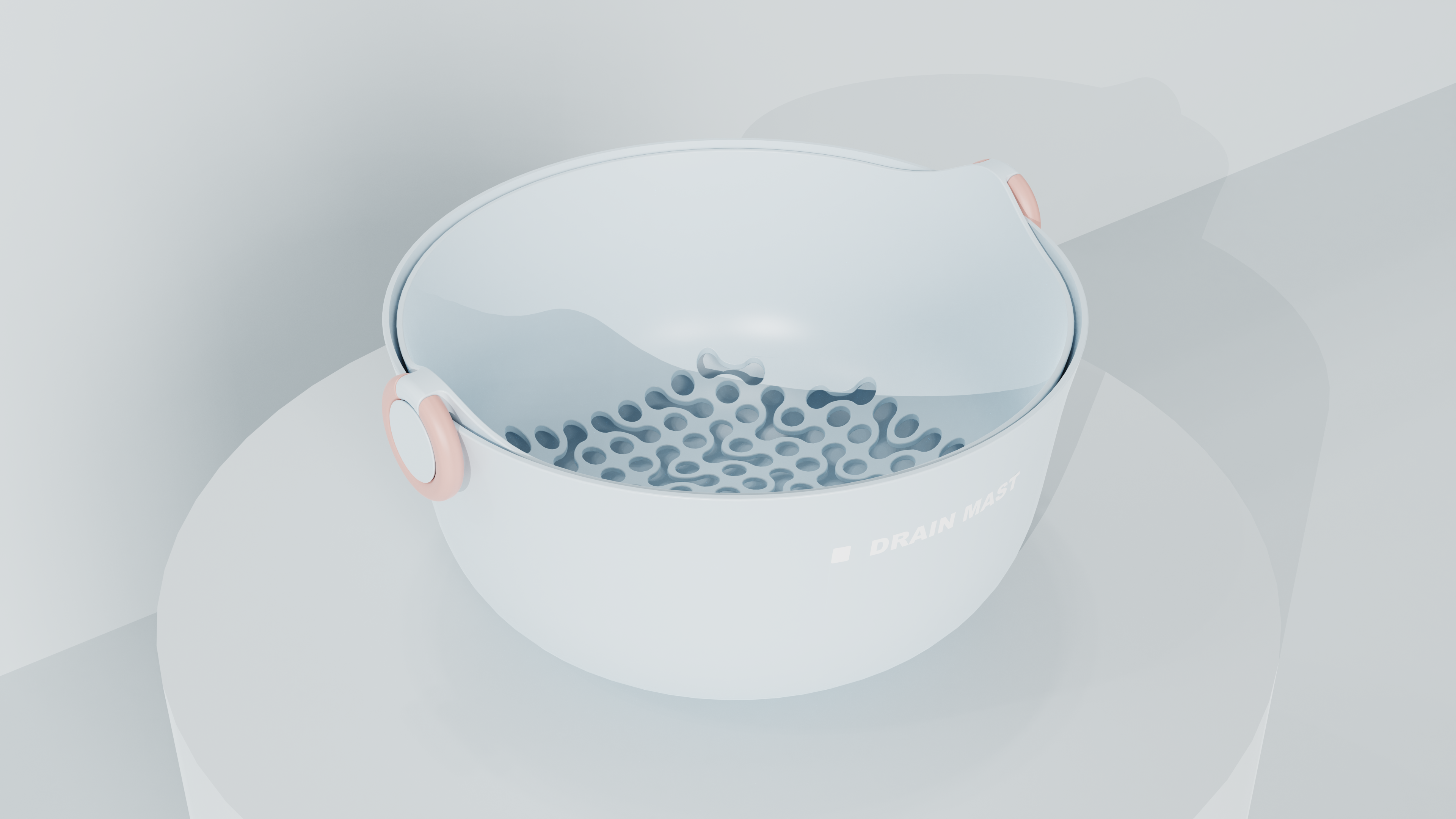 Drain basket，Fruit plate，Wash cabbage，Taomi blue，product design，Modeling design，Creative design，Commodity Design，
