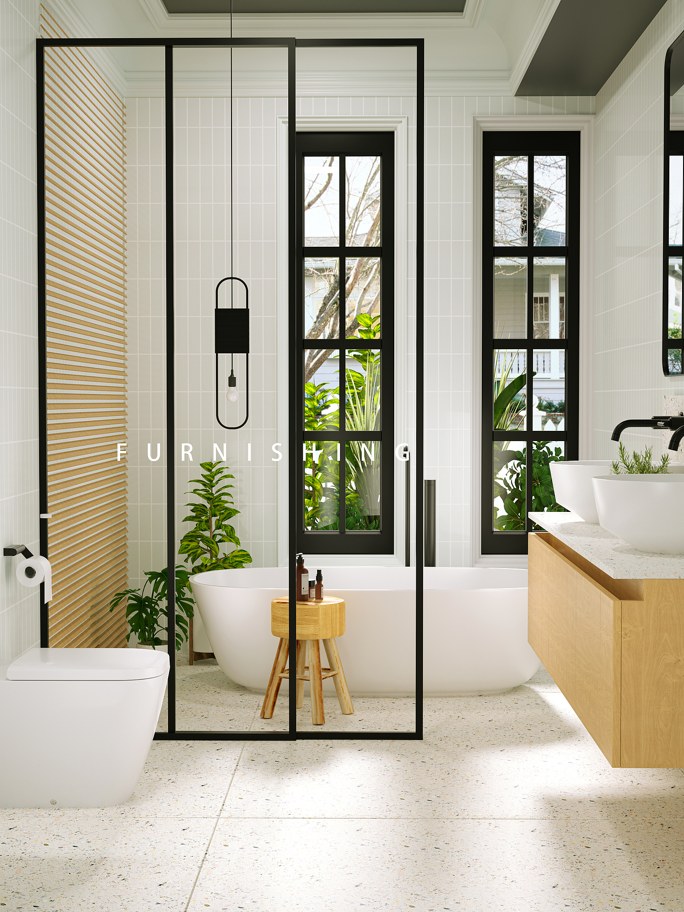 bathroom，