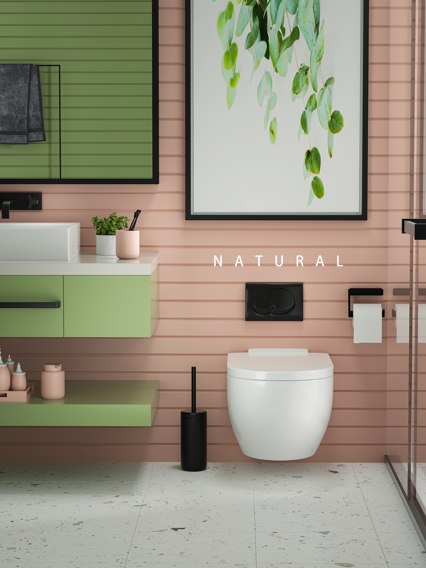 bathroom，