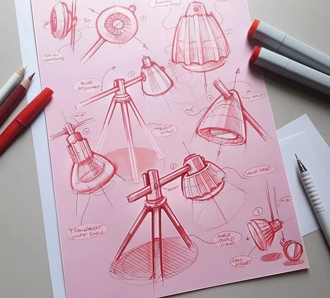 Design hand drawn，