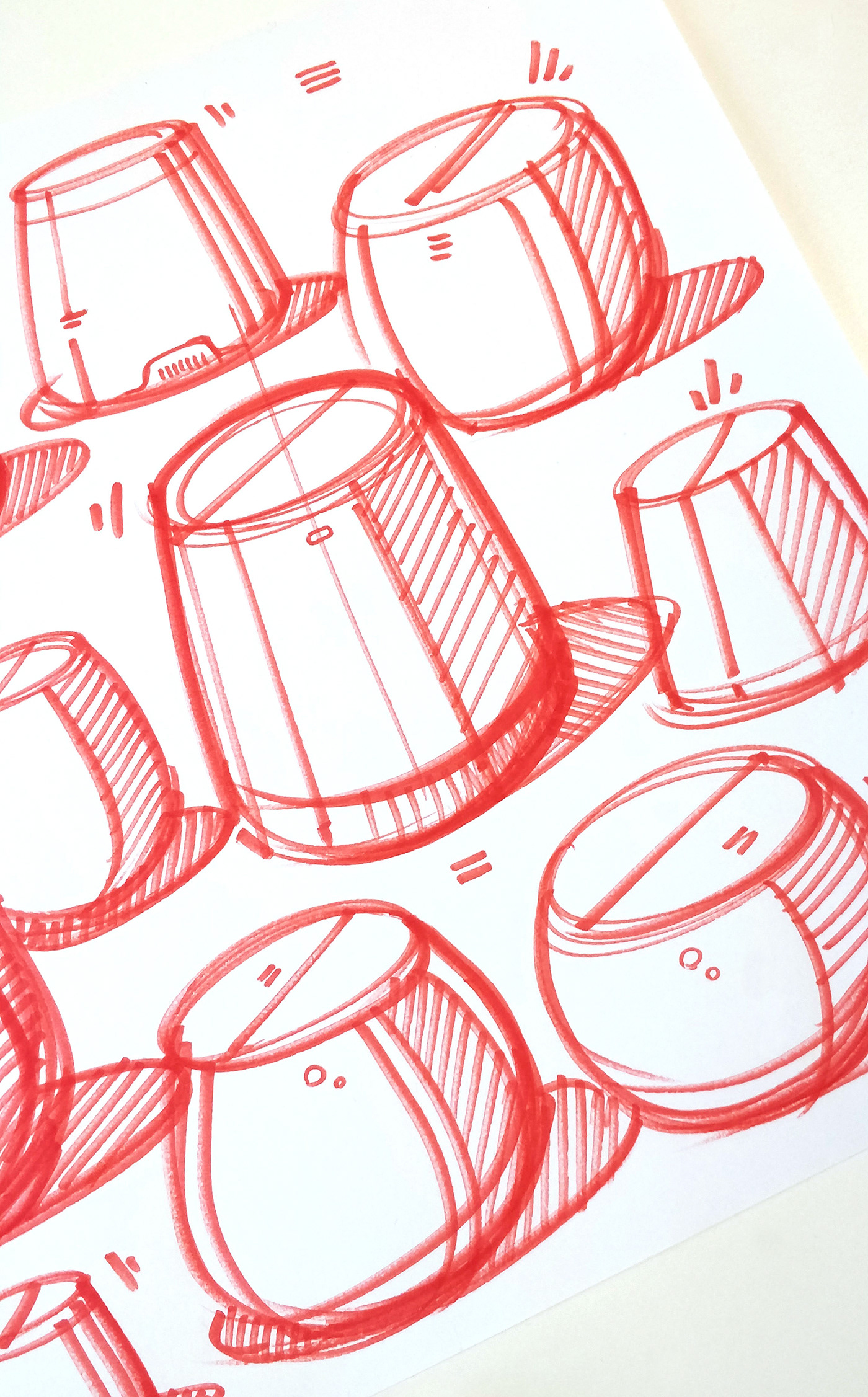 Hand drawn，Sketch，mapping，industrial design，