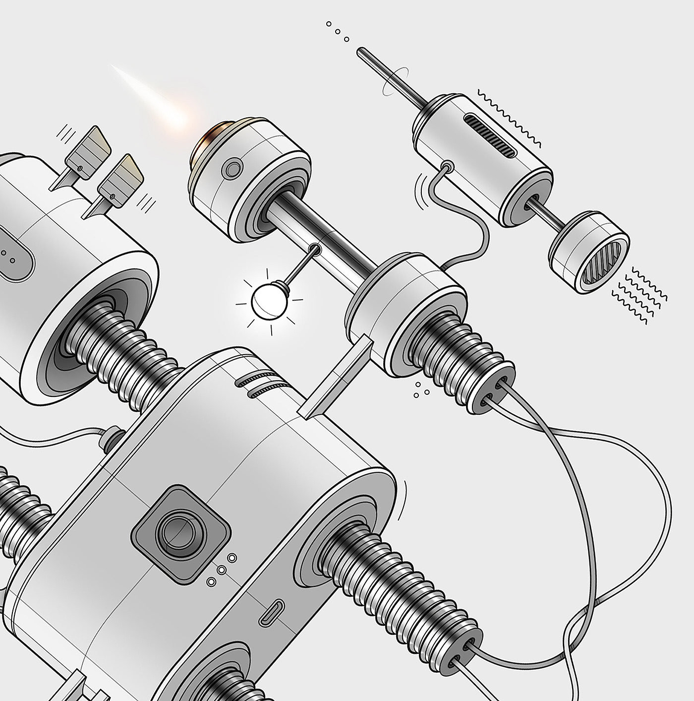 Hand drawn，Sketch，mapping，industrial design，