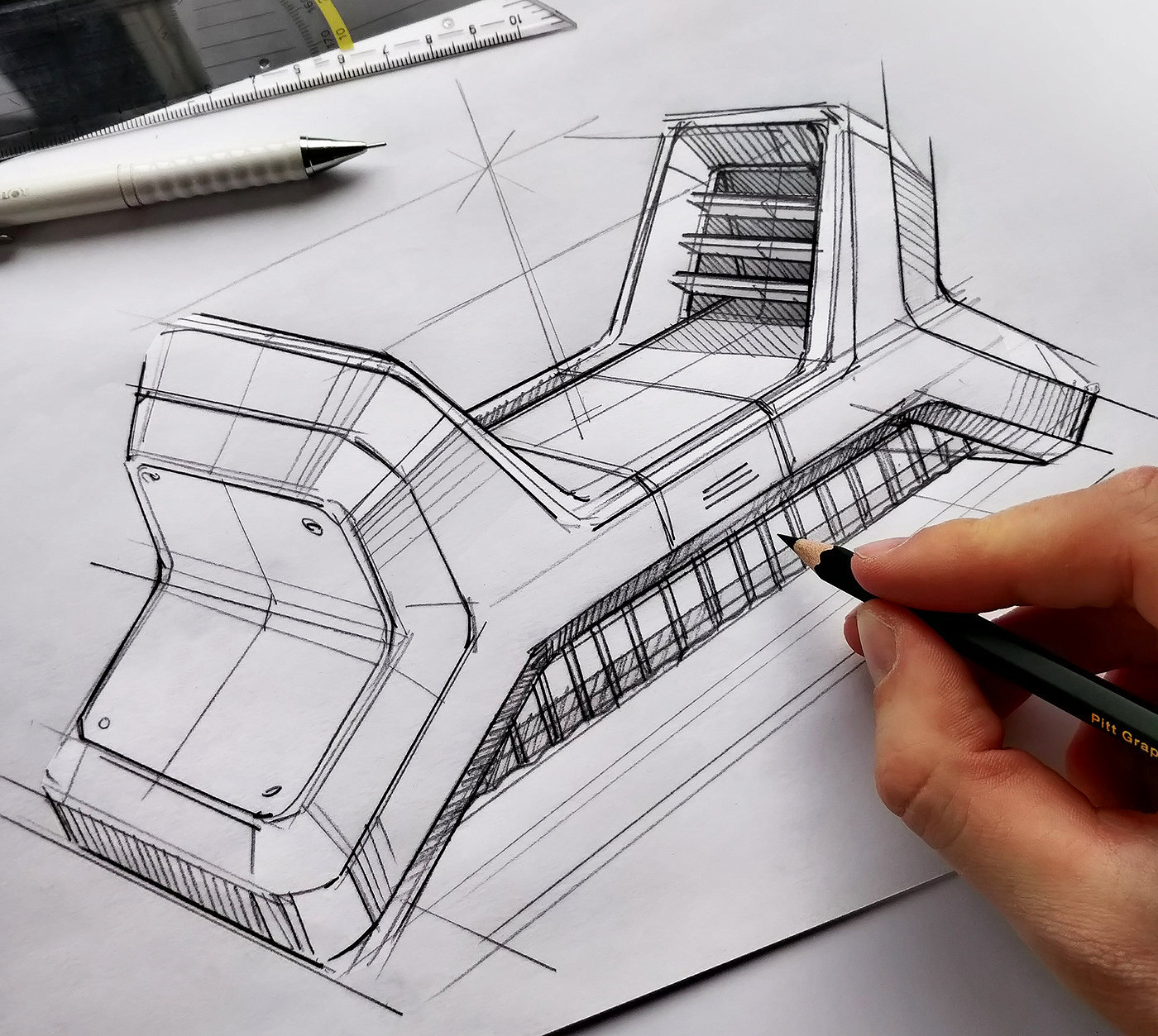 Hand drawn，Sketch，mapping，industrial design，