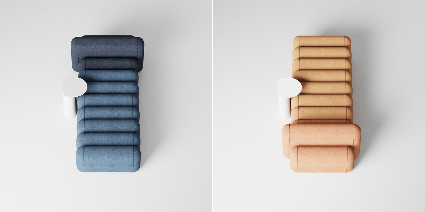 puff，furniture，sofa，conceptual design，