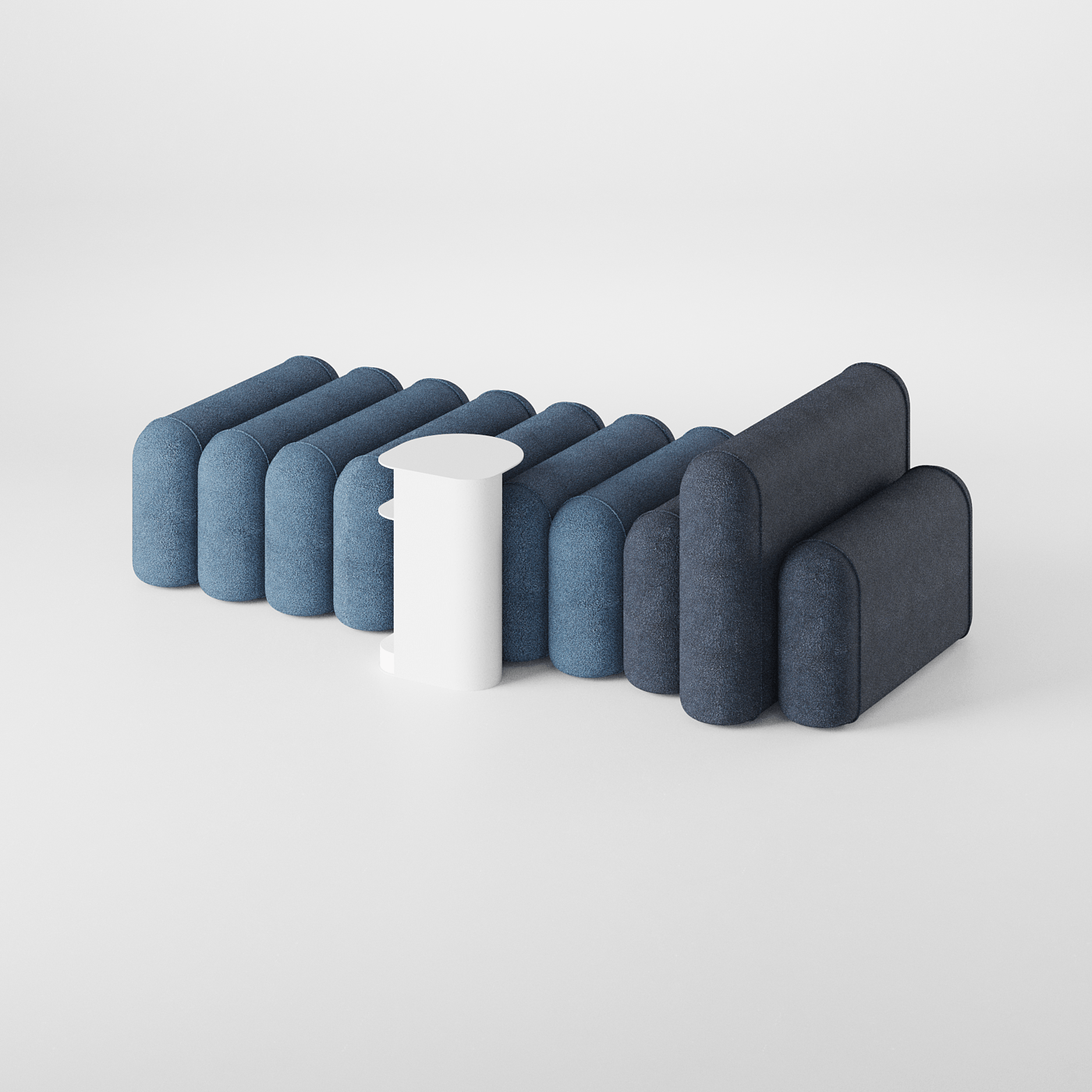 puff，furniture，sofa，conceptual design，