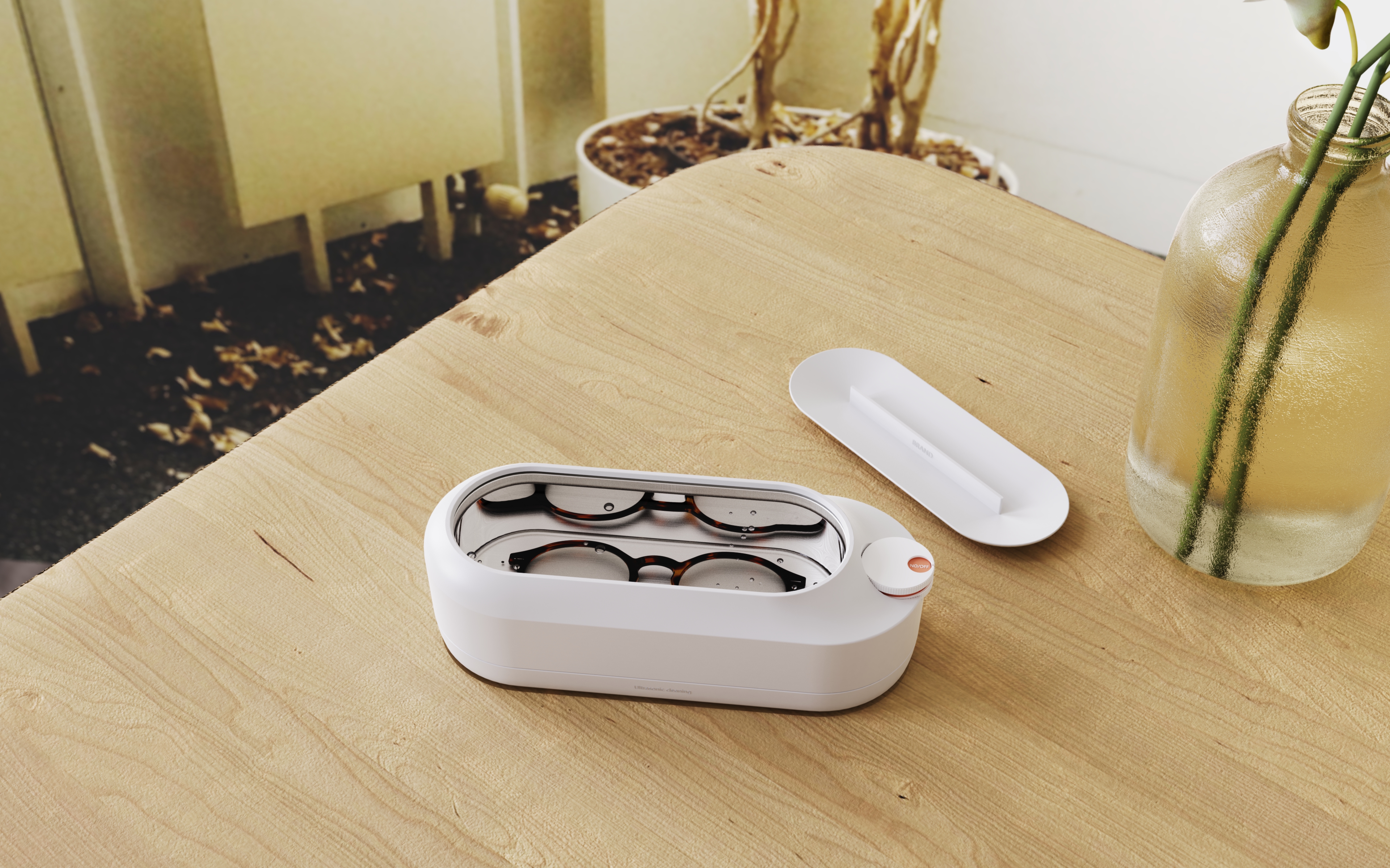 ultrasonic，Electronics，Intelligent products，Cleaning box，Design，Housewear & Furnishings，