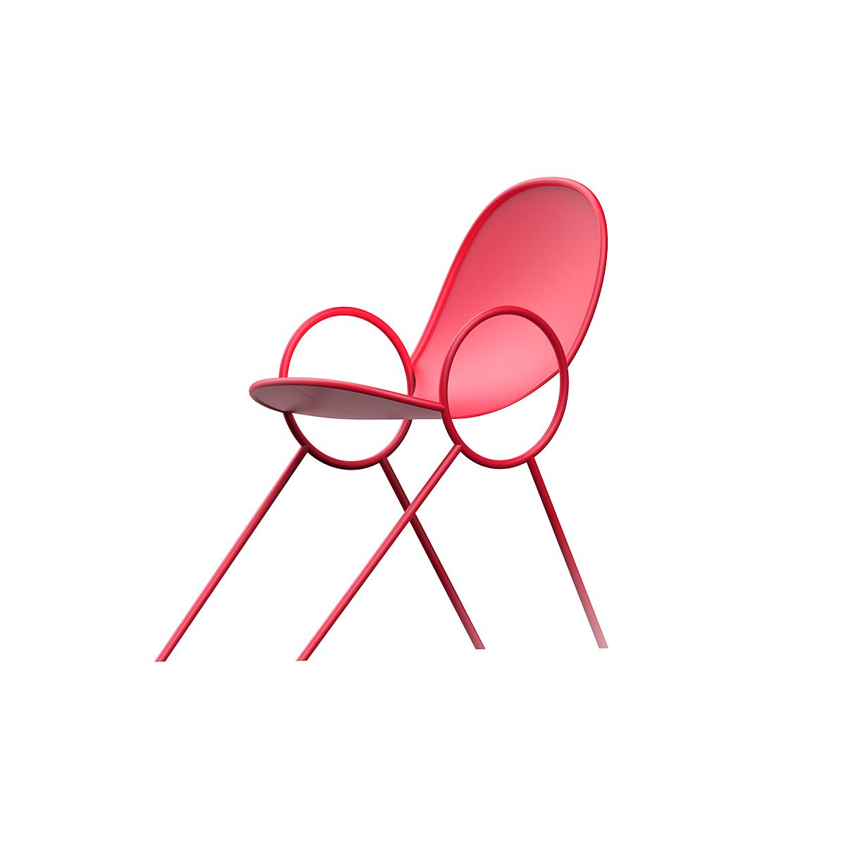 chair，Ring chair，Chair，furniture，modern，rendering，Render，