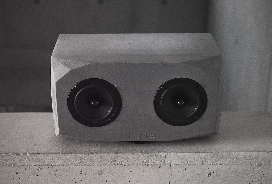 UTOPIA Audio，混凝土音箱，产品设计，数码，