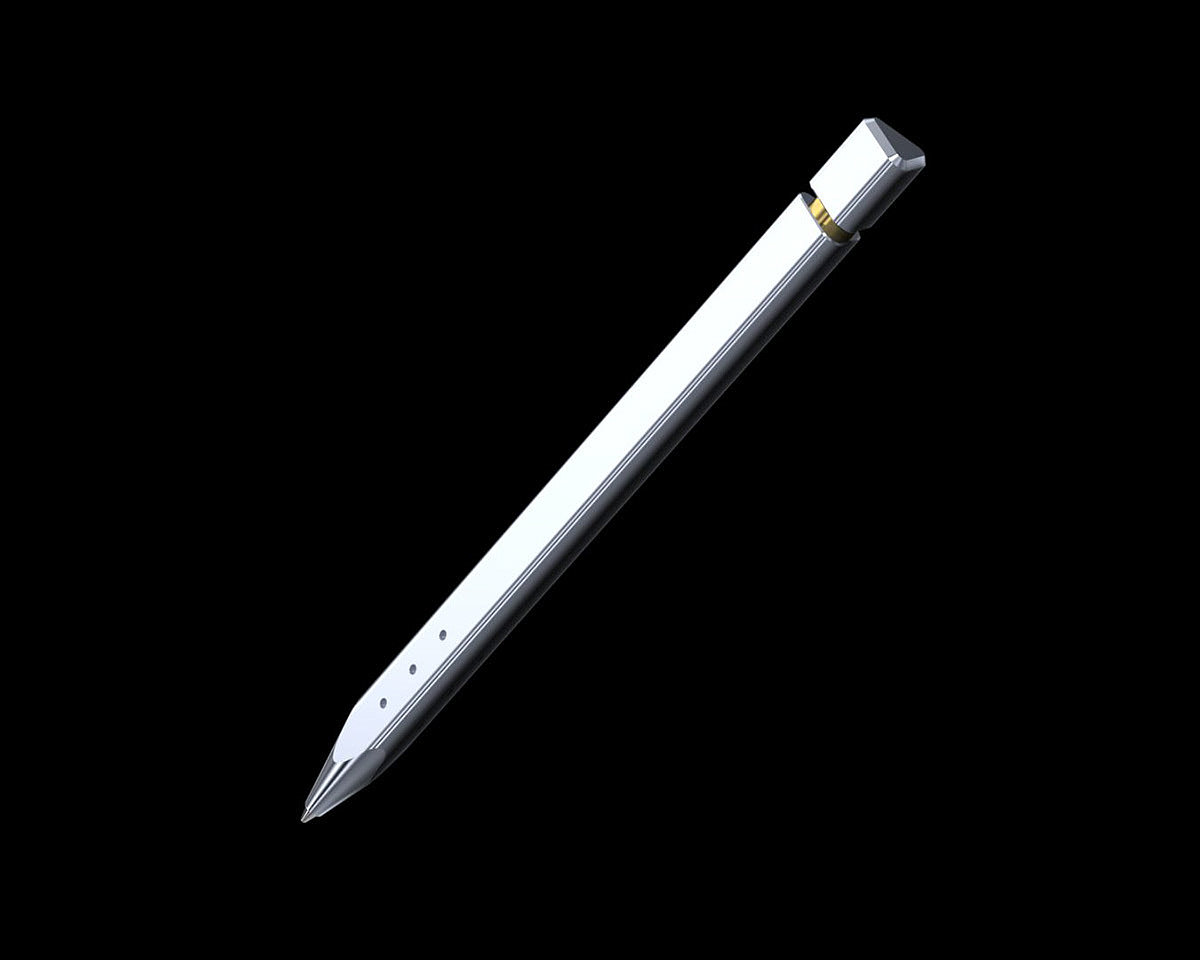 Mechanical pen，Helicon，3D model，pen，Render，industrial design，to work in an office，