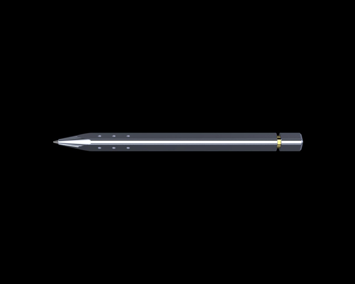 Mechanical pen，Helicon，3D model，pen，Render，industrial design，to work in an office，