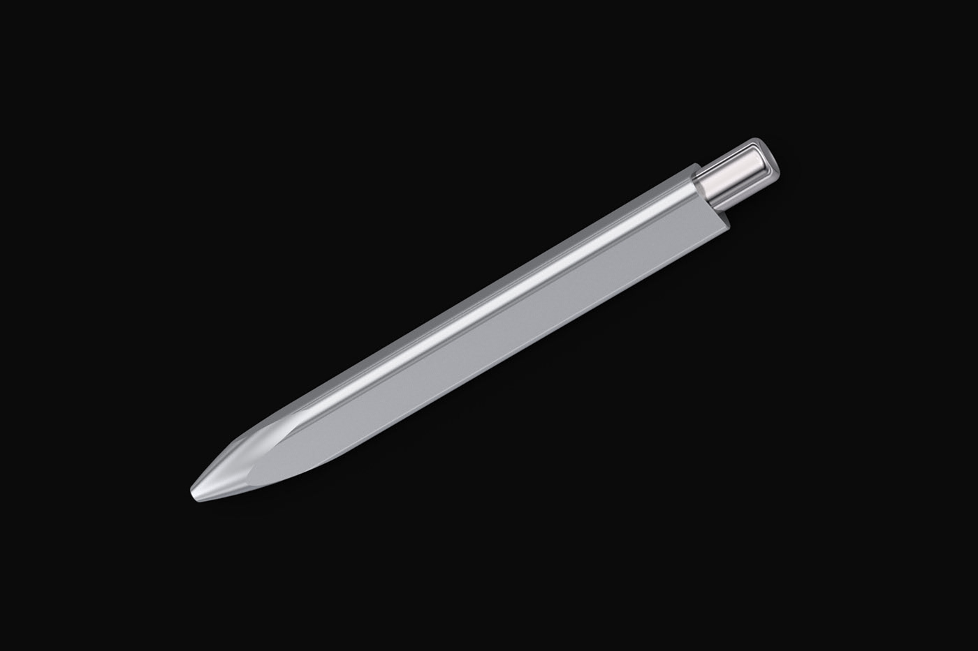 Mechanical pen，Helicon，3D model，pen，Render，industrial design，to work in an office，