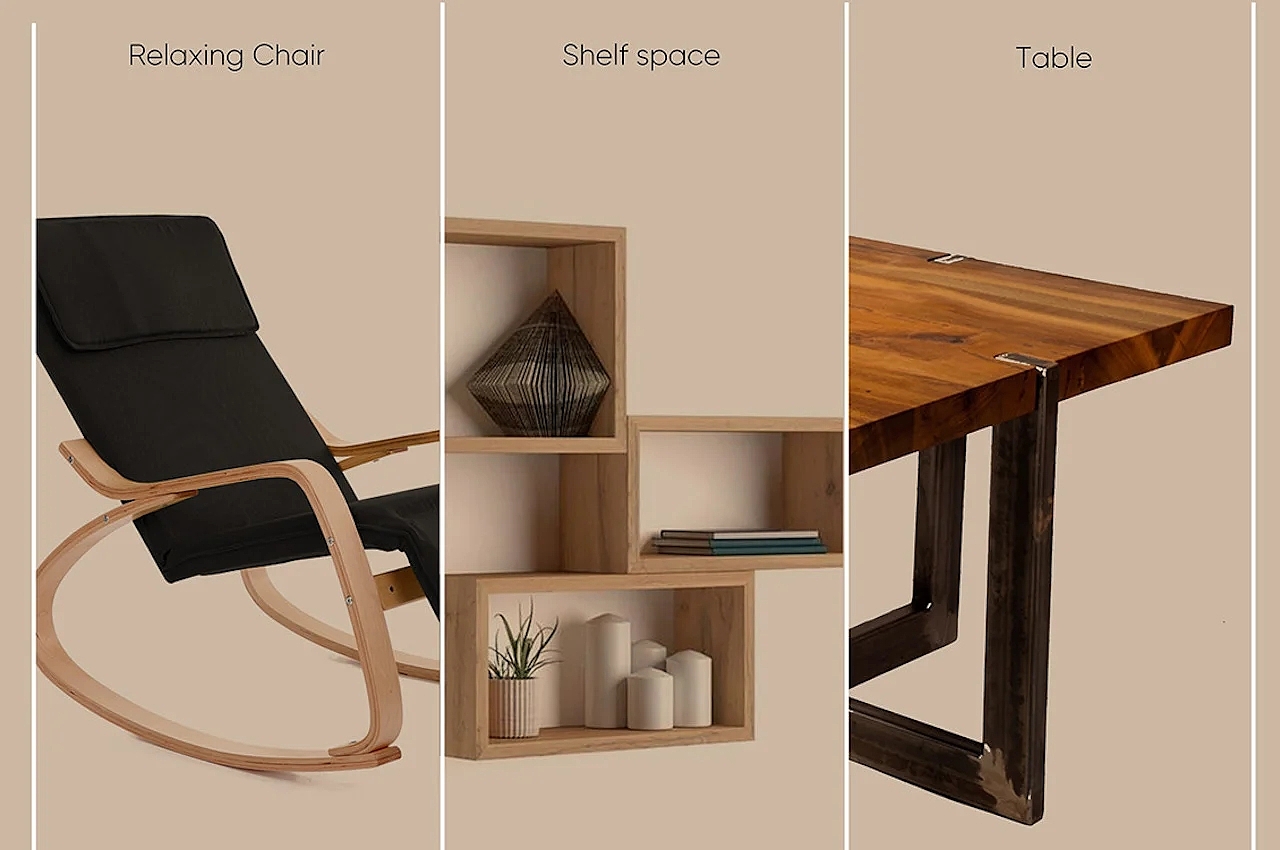 furniture，conceptual design，Home design，Design，Multipurpose furniture，ANYWAYS，deck chair，chair，