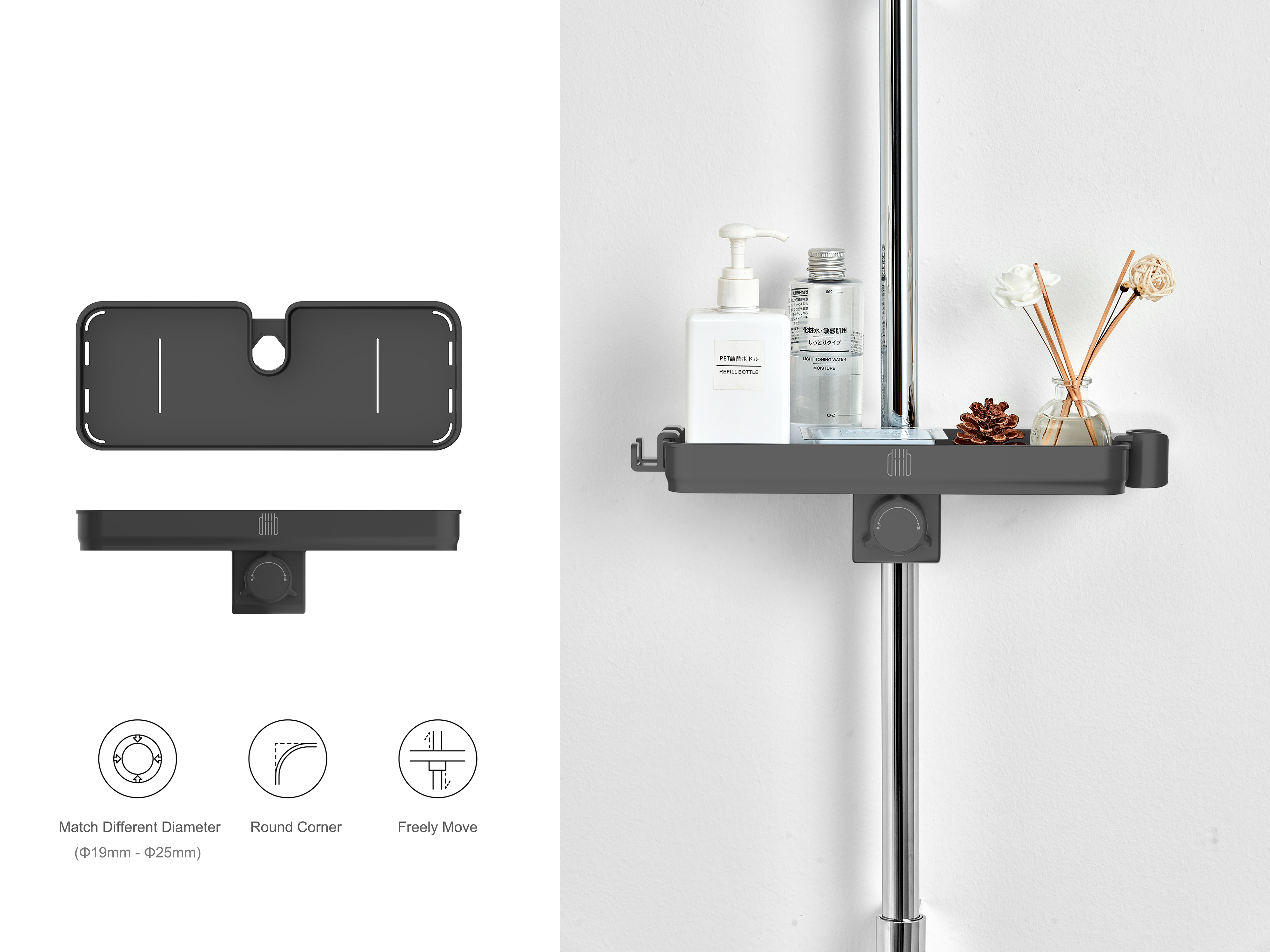 bathroom，Storage rack，Shower，Shower，G-mark，