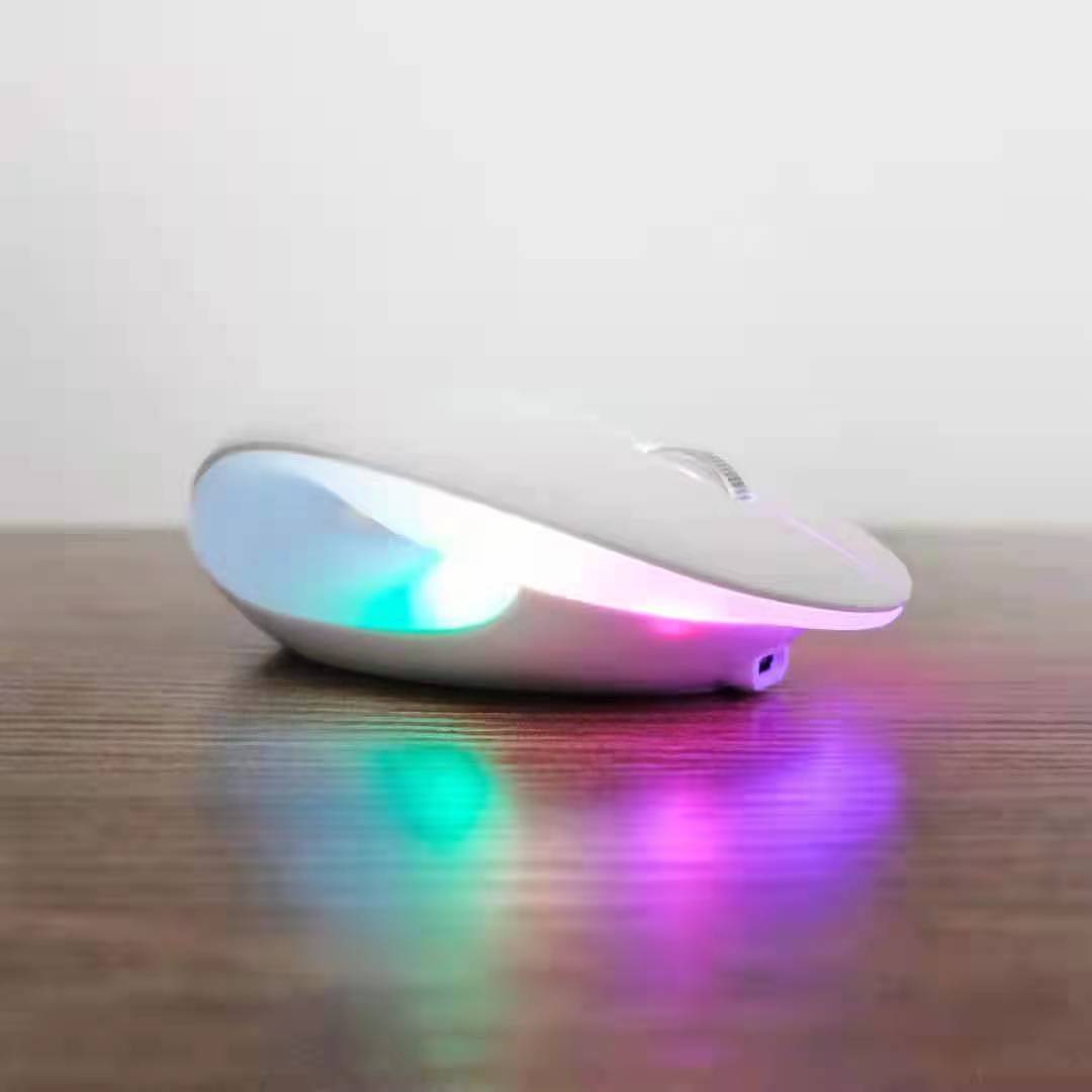 无线鼠标，RGB办公鼠标，创意设计，镂空设计，发光鼠标，