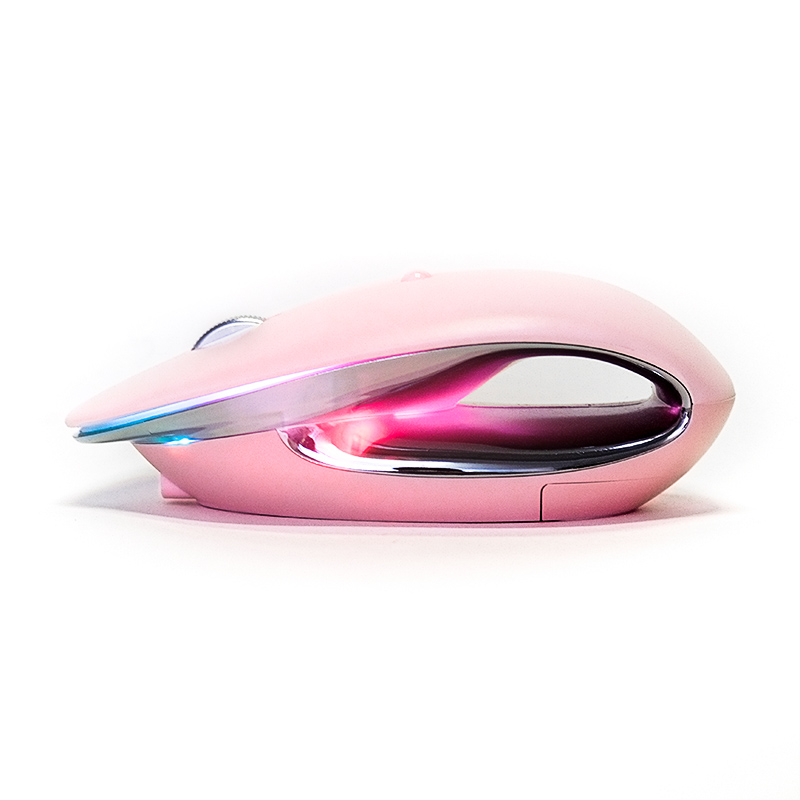 Wireless mouse，RGB Office Mouse，Creative design，Hollowed out design，Luminous mouse，